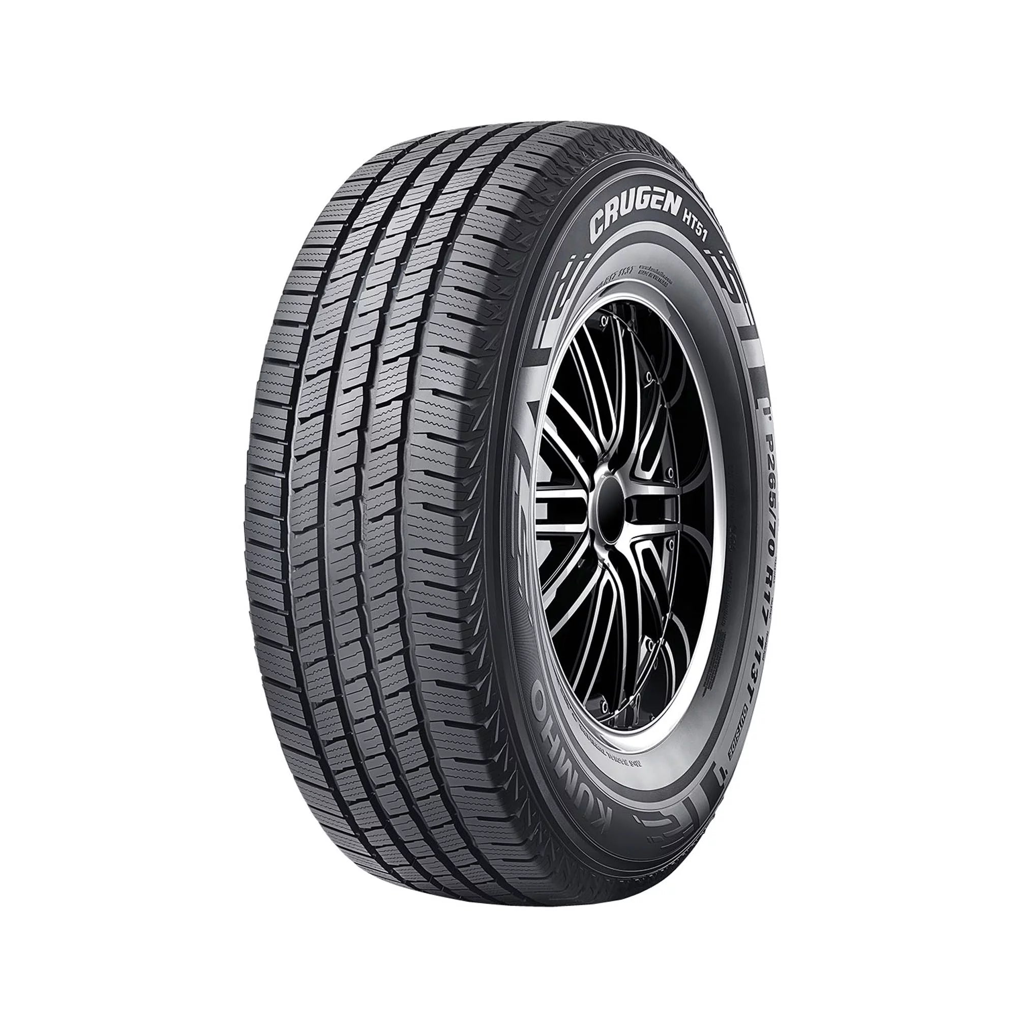 255/70R16 Kumho Crugen HT51 All Season 111T Light Truck Tire - Gun Hill Tire House (WTW - WHOLESALE TIRES & WHEELS)