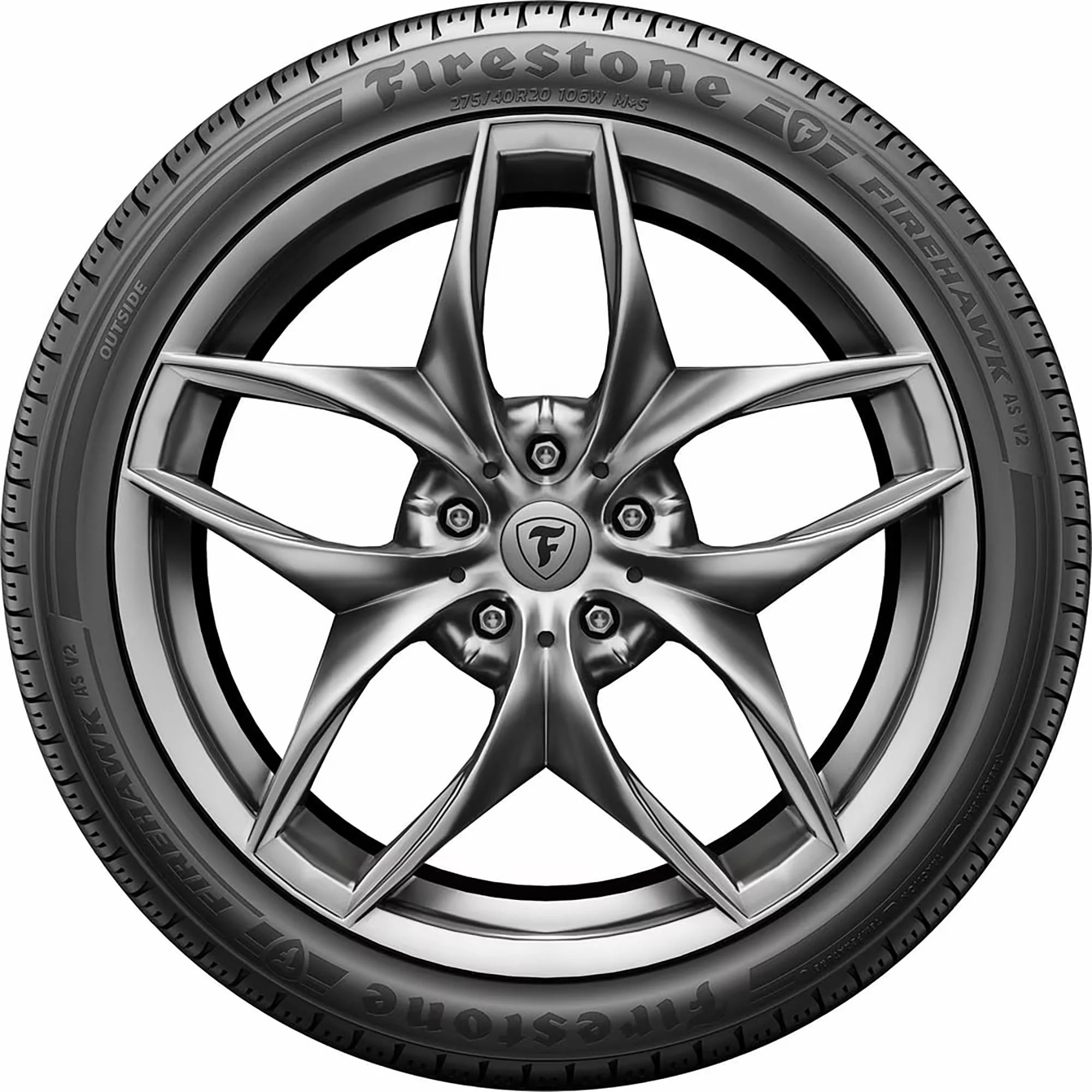 245/45R18 Firestone Firehawk A/S V2 All Season 100W XL Passenger Tire - Gun Hill Tire House (WTW - WHOLESALE TIRES & WHEELS)