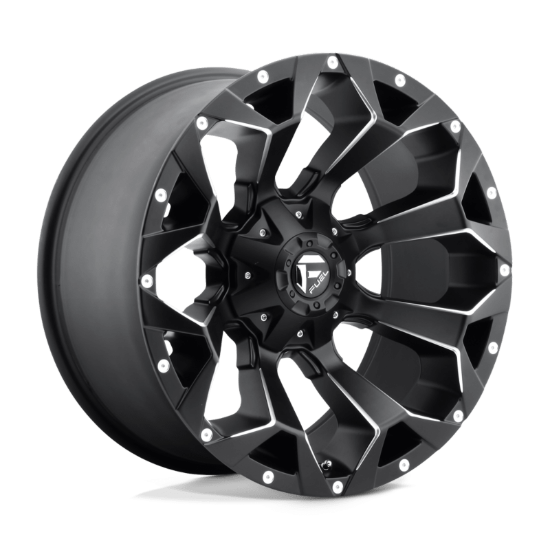 ASSAULT 22x10 5x114.3 / 5x127 Matte Black Milled - Gun Hill Tire House (WTW - WHOLESALE TIRES & WHEELS)