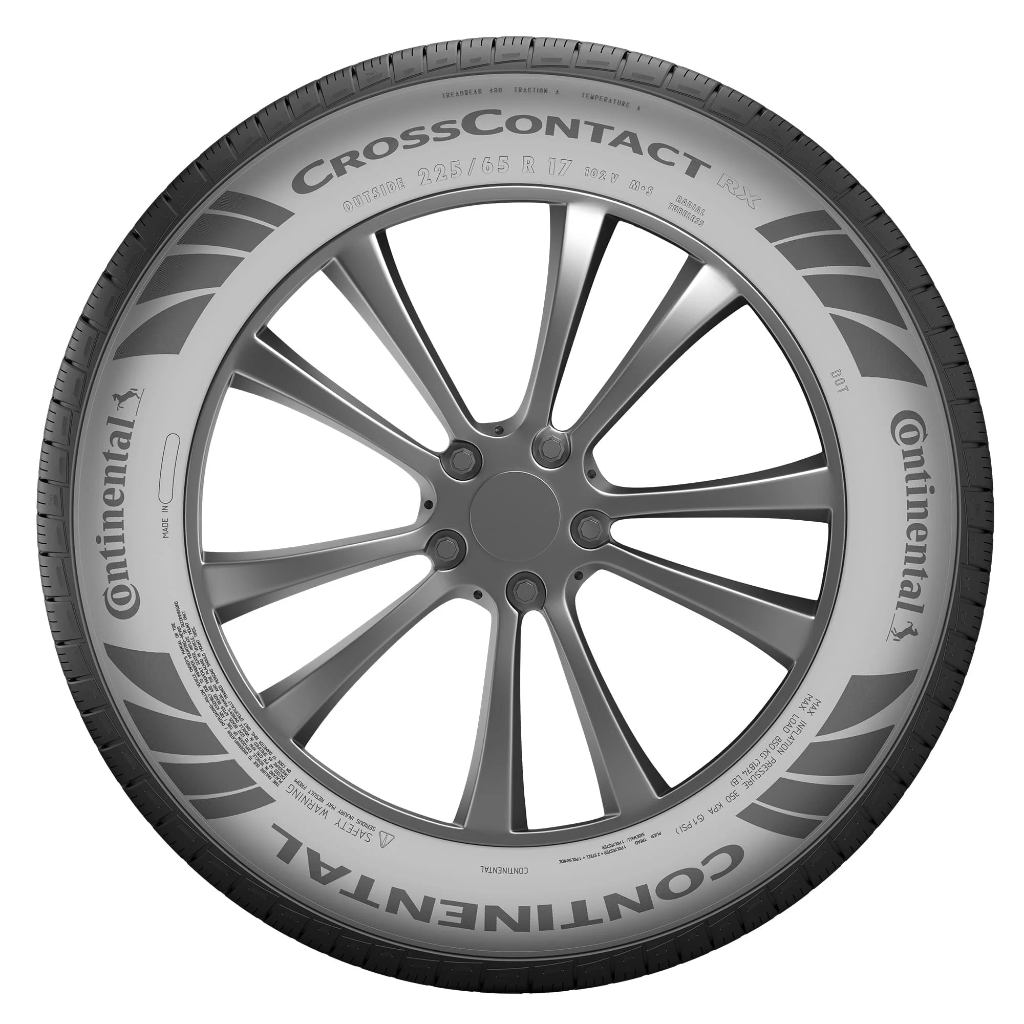 215/60R17 Continental Crosscontact RX All Season 96H Passenger Tire - Gun Hill Tire House (WTW - WHOLESALE TIRES & WHEELS)