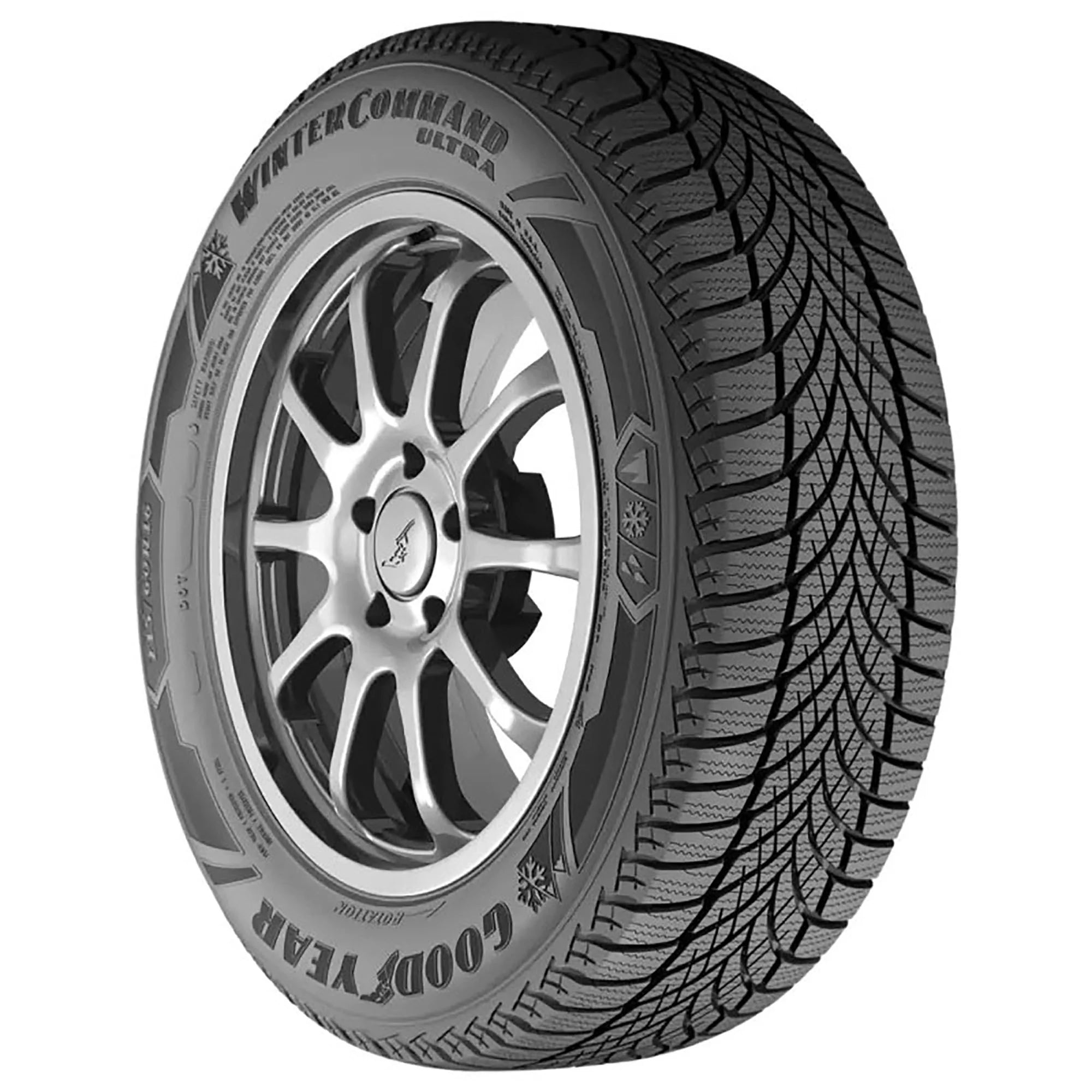 245/45R18 Goodyear Winter Command Ultra Winter 100V XL Passenger Tire - Gun Hill Tire House (WTW - WHOLESALE TIRES & WHEELS)