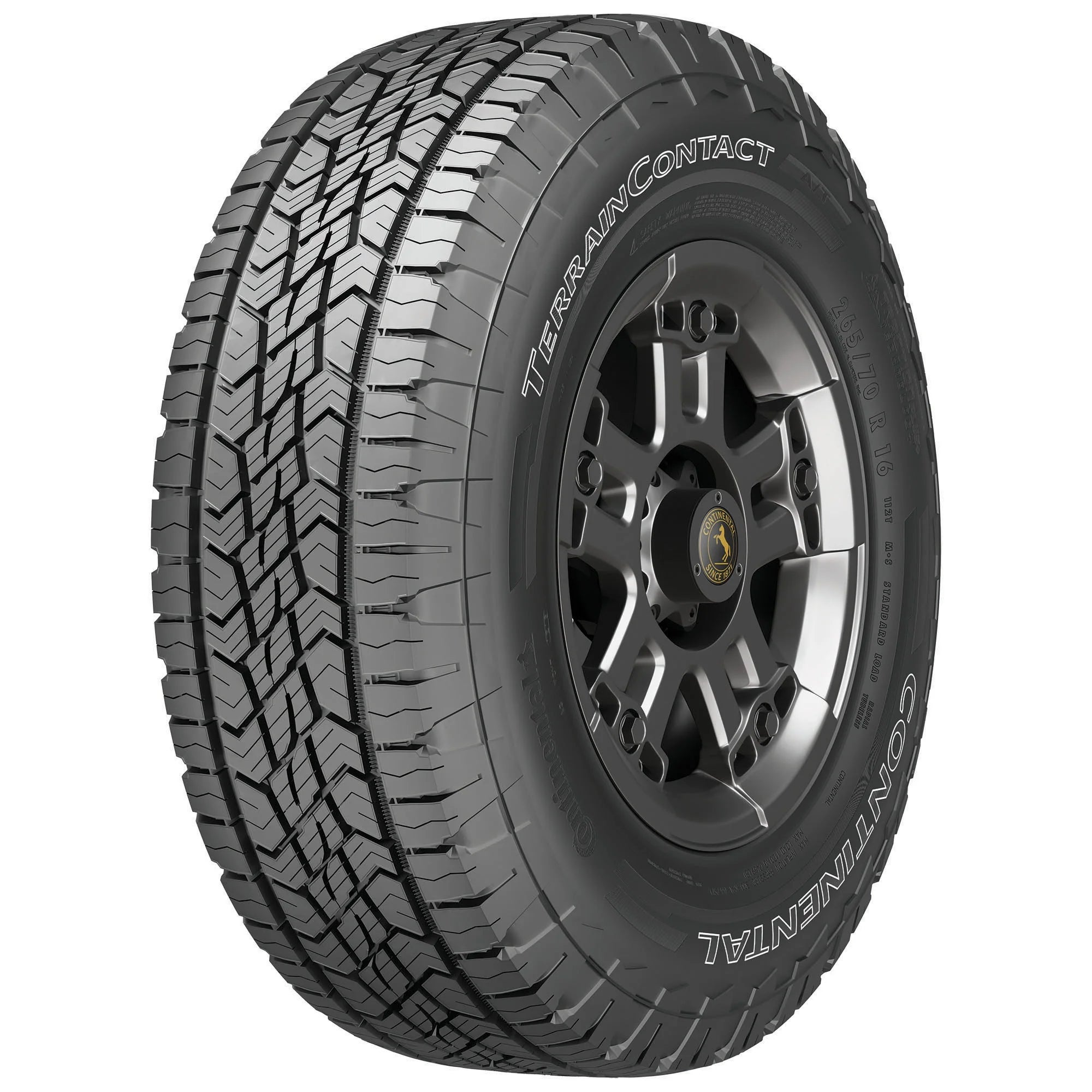 275/65R18 Continental Terraincontact A/T 116T OWL All Terrain Tire - Gun Hill Tire House (WTW - WHOLESALE TIRES & WHEELS)