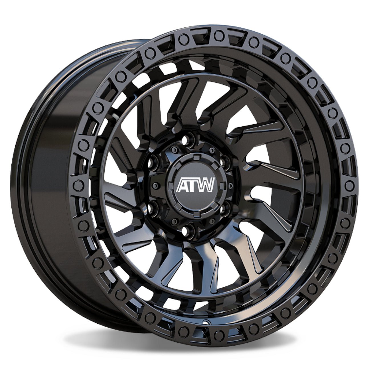 ATW CULEBRA 20X10 6x135 / 6x139.7 SATIN BLACK - Gun Hill Tire House (WTW - WHOLESALE TIRES & WHEELS)