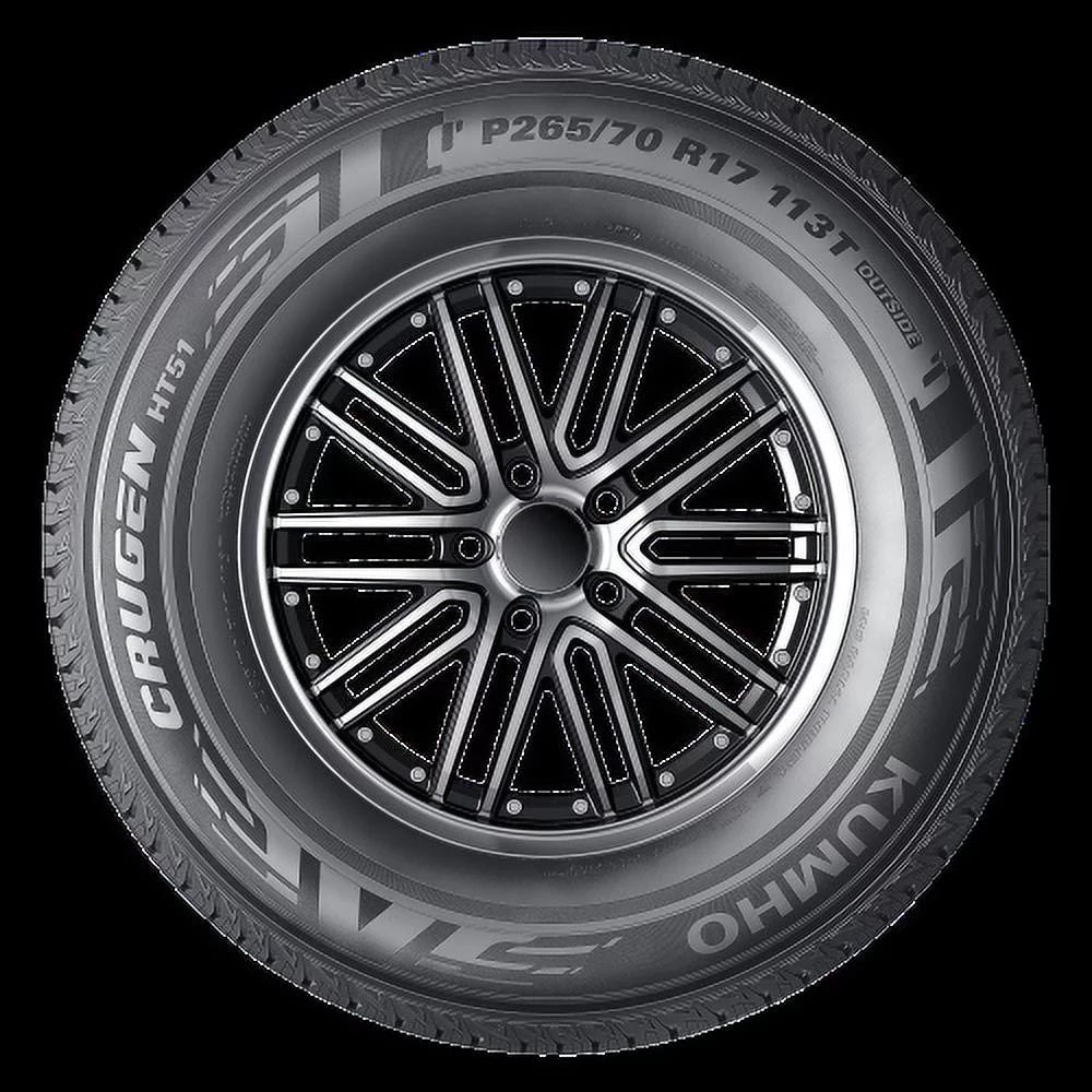 225/75R16C Kumho Crugen HT51C 121/120R BW All Weather Tire - Gun Hill Tire House (WTW - WHOLESALE TIRES & WHEELS)