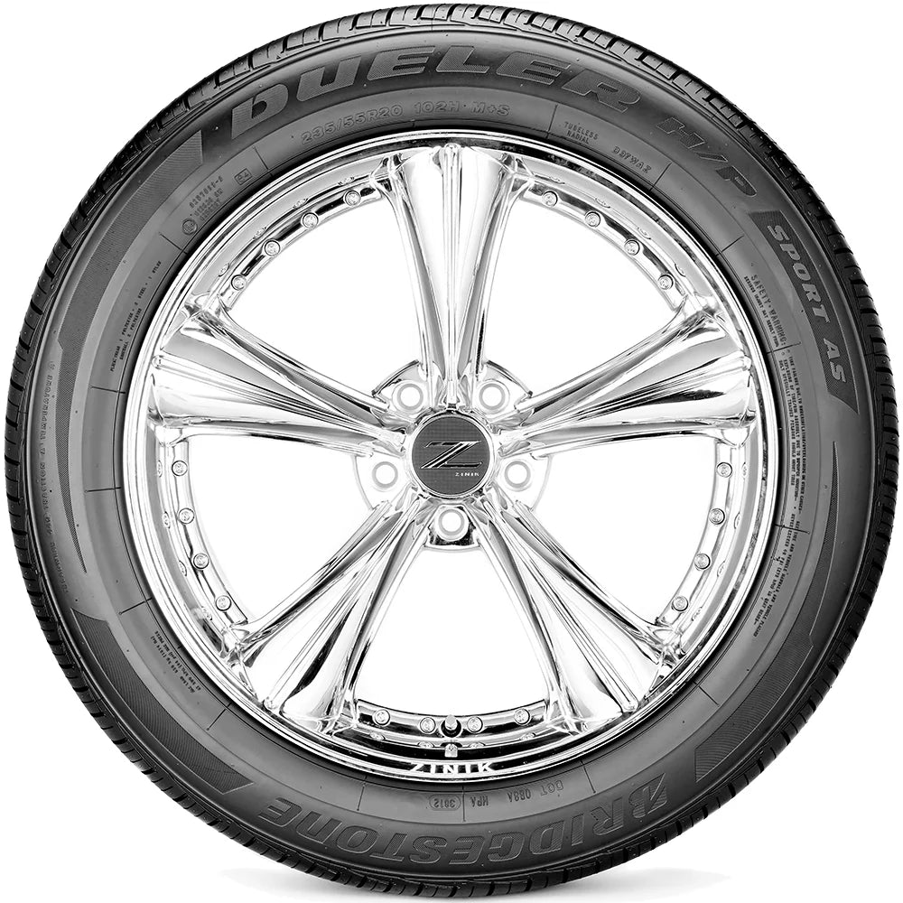 245/50R19 Bridgestone Dueler HP Sport as RFT All Season 105H XL Passenger Tire - Gun Hill Tire House (WTW - WHOLESALE TIRES & WHEELS)