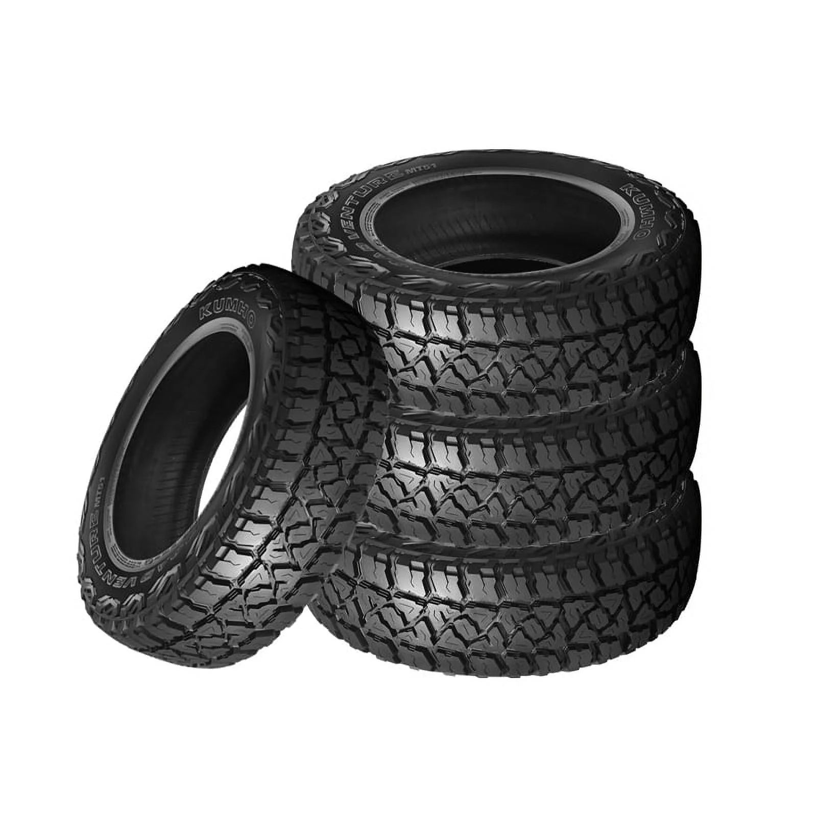 LT245/75R16 Kumho Road Venture MT51 Mud Terrain 120/116Q E Light Truck Tire - Gun Hill Tire House (WTW - WHOLESALE TIRES & WHEELS)