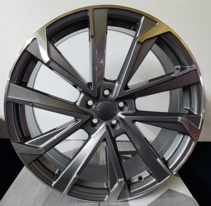 WEOE TOY WHEELS - 556523 CRL 20X7.5 5X100 GUN METAL MACHINED FACE - Gun Hill Tire House (WTW - WHOLESALE TIRES & WHEELS)