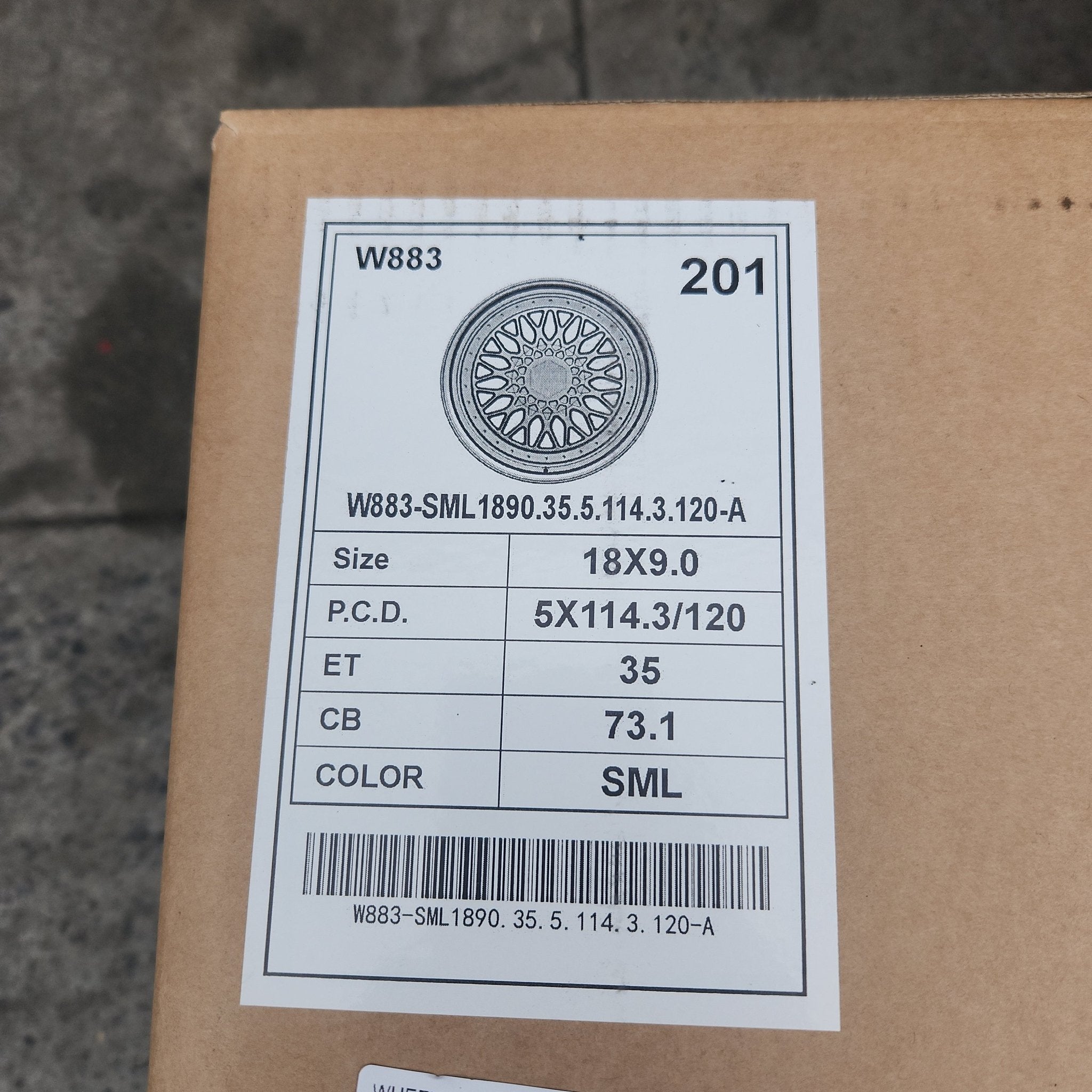 W883 WHEELS 18x9.0 5x112 / 5x114.3 / 5x120 SILVER MACHINE LIP - Gun Hill Tire House (WTW - WHOLESALE TIRES & WHEELS)