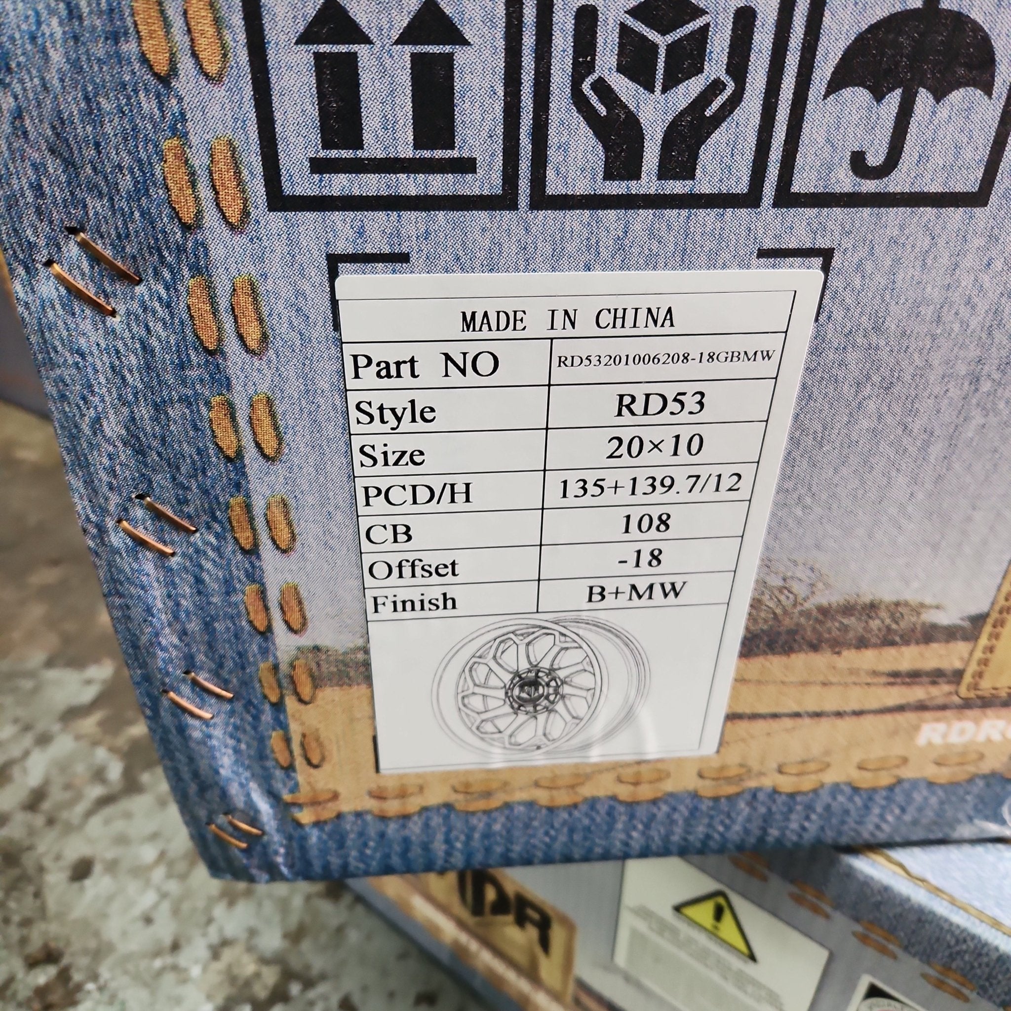 RED DIRT ROAD WHEEL RD53 - M 20X10 5X127 - 5X139.7 B+MW - Gun Hill Tire House (WTW - WHOLESALE TIRES & WHEELS)