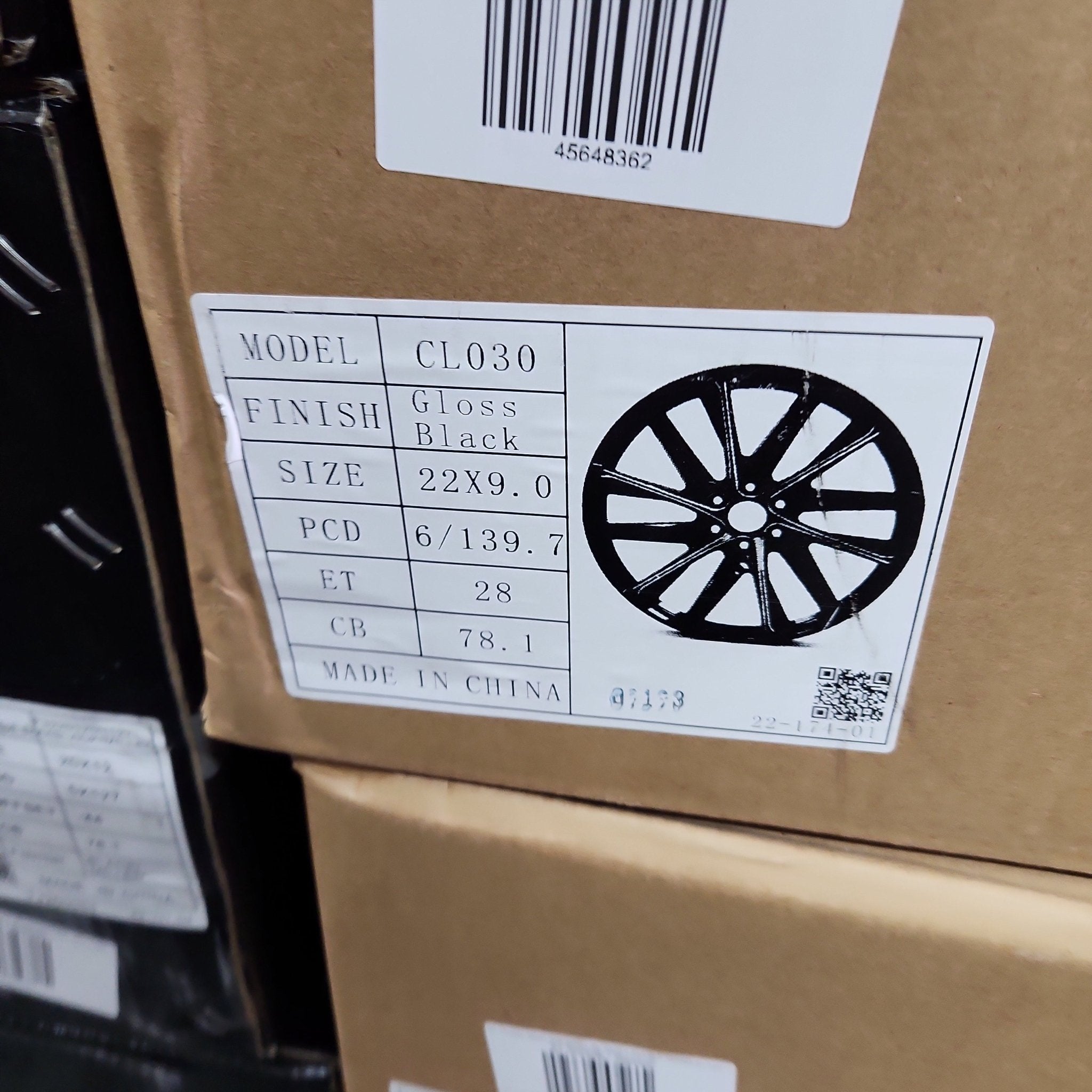 21 TAHOE HIGH COUNTRY RE 22Z9.0 6X139.7 PIANO BLACK - Gun Hill Tire House (WTW - WHOLESALE TIRES & WHEELS)