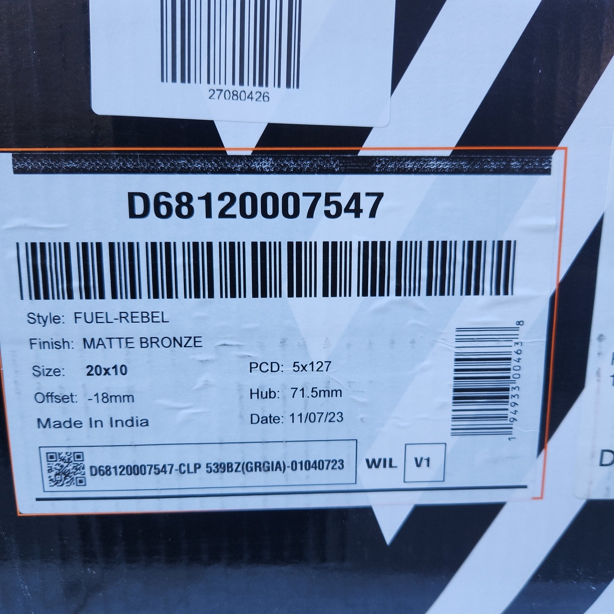 FUEL D681 20x10 5X127 MATTE BRONZE - Gun Hill Tire House (WTW - WHOLESALE TIRES & WHEELS)