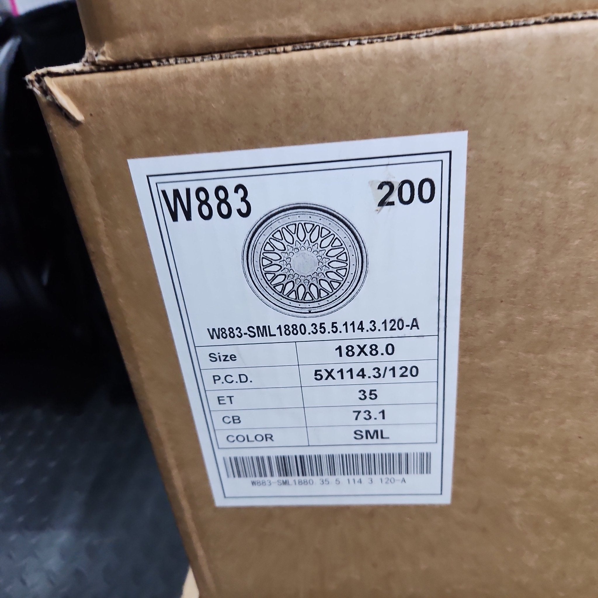 W883 18x8.0 5x112 / 5x114.3 / 5x120 SILVER MACHINED LIP - Gun Hill Tire House (WTW - WHOLESALE TIRES & WHEELS)