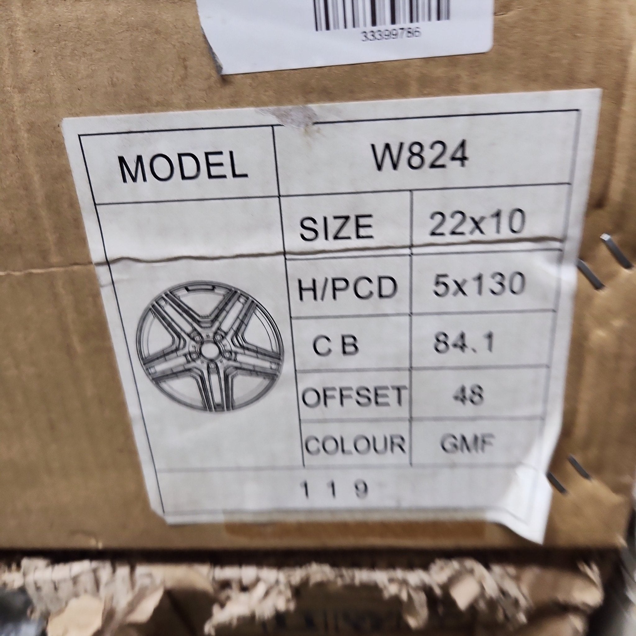 WHEELS R,31 22X10 5X130 GUN METAL - Gun Hill Tire House (WTW - WHOLESALE TIRES & WHEELS)