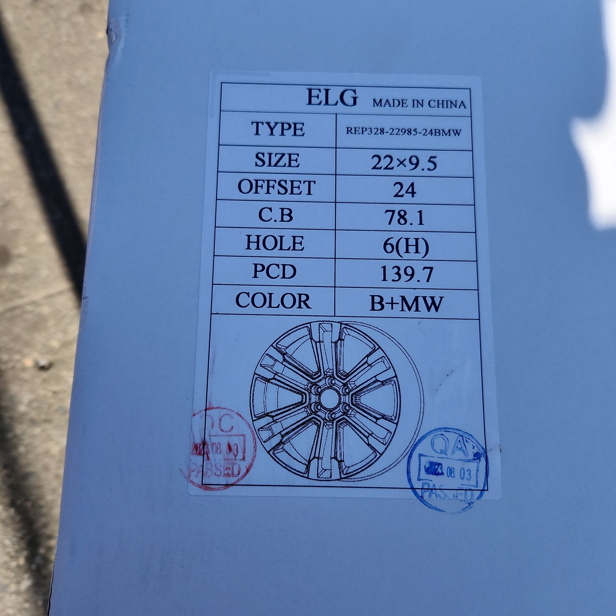 REP328 22X9.5 6X139.7 BLACK AND MILLED - Gun Hill Tire House (WTW - WHOLESALE TIRES & WHEELS)