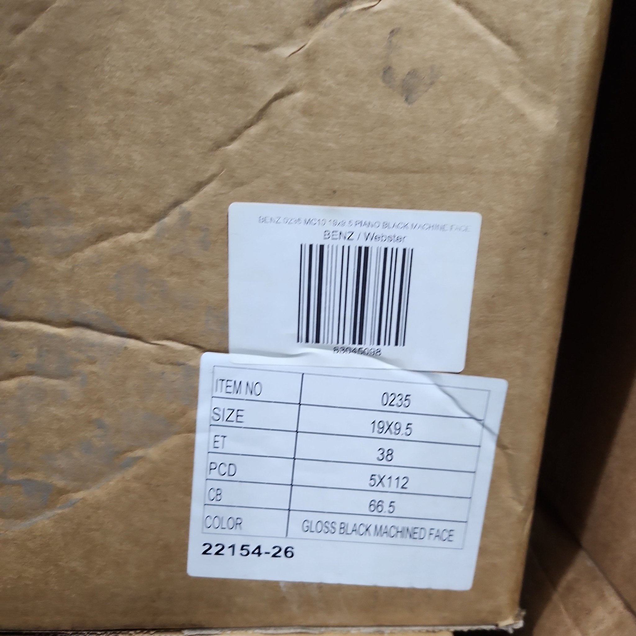 0235 WHEELS MC10 19x9.5 PIANO BLACK MACHINE FACE - Gun Hill Tire House (WTW - WHOLESALE TIRES & WHEELS)