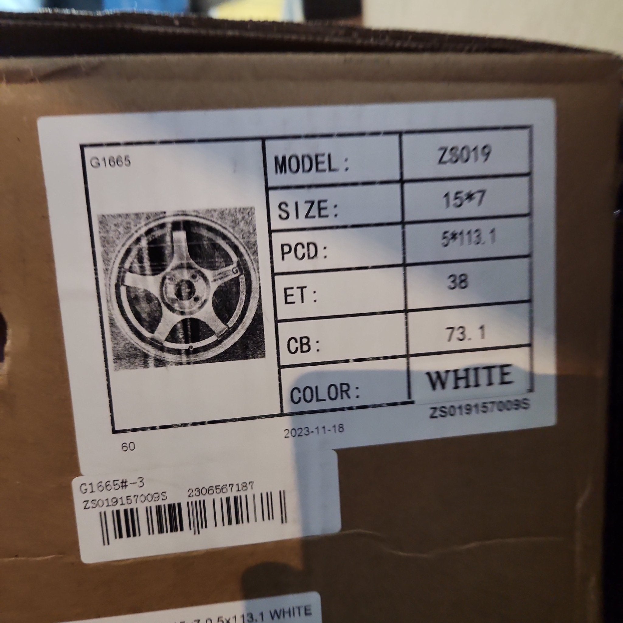 ZS19 ADVAN GT 15x7.0 5x112 5X114.3 WHITE - Gun Hill Tire House (WTW - WHOLESALE TIRES & WHEELS)