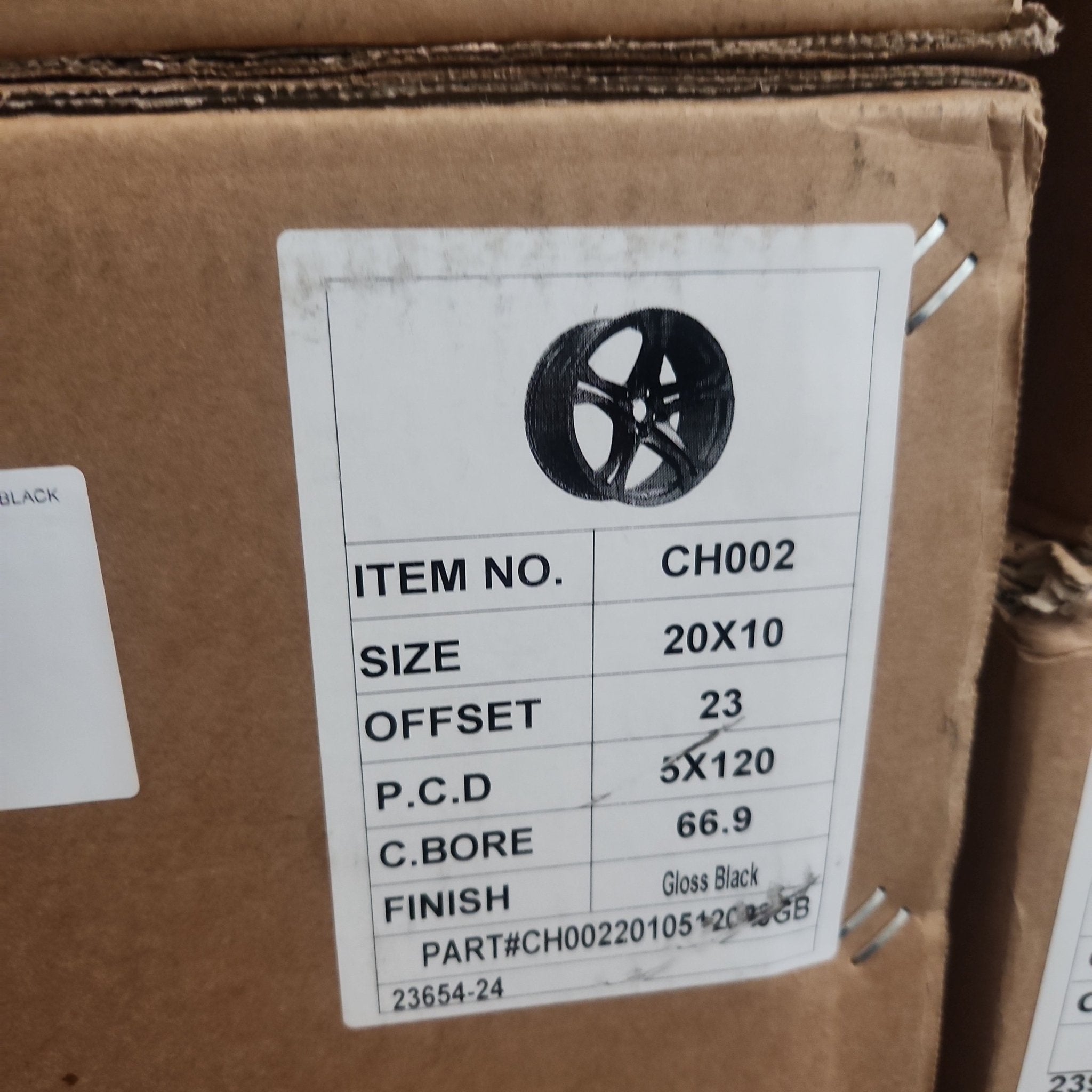 OE - 5580 CAMARO SS1 20x10 5x120 GLOSS BLACK - Gun Hill Tire House (WTW - WHOLESALE TIRES & WHEELS)