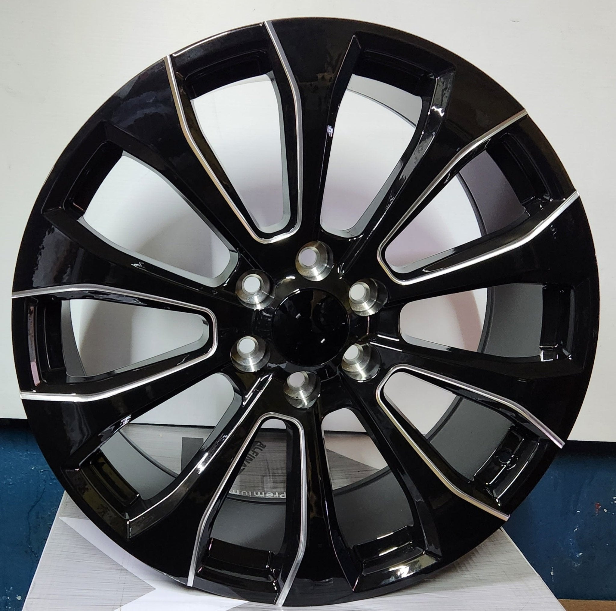 OE - 1109 SILVERADO REP CL022 22X9.0 6X139.7 PBMF - Gun Hill Tire House (WTW - WHOLESALE TIRES & WHEELS)