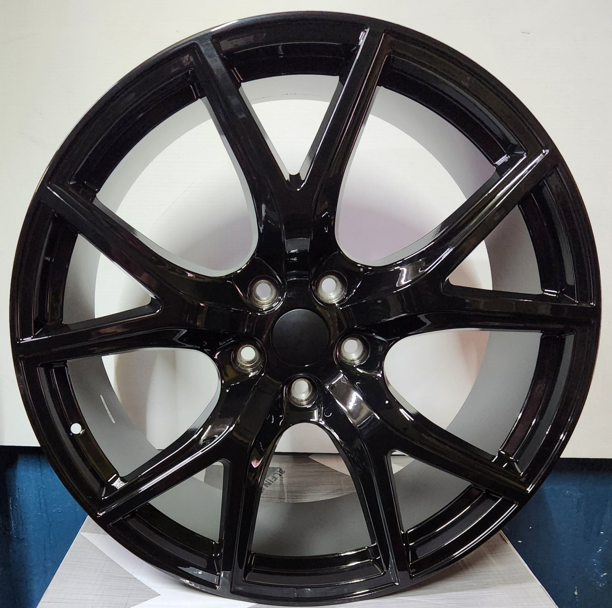 F283 OE - 5337 22X10 5X127 GLOSS BLACK - Gun Hill Tire House (WTW - WHOLESALE TIRES & WHEELS)