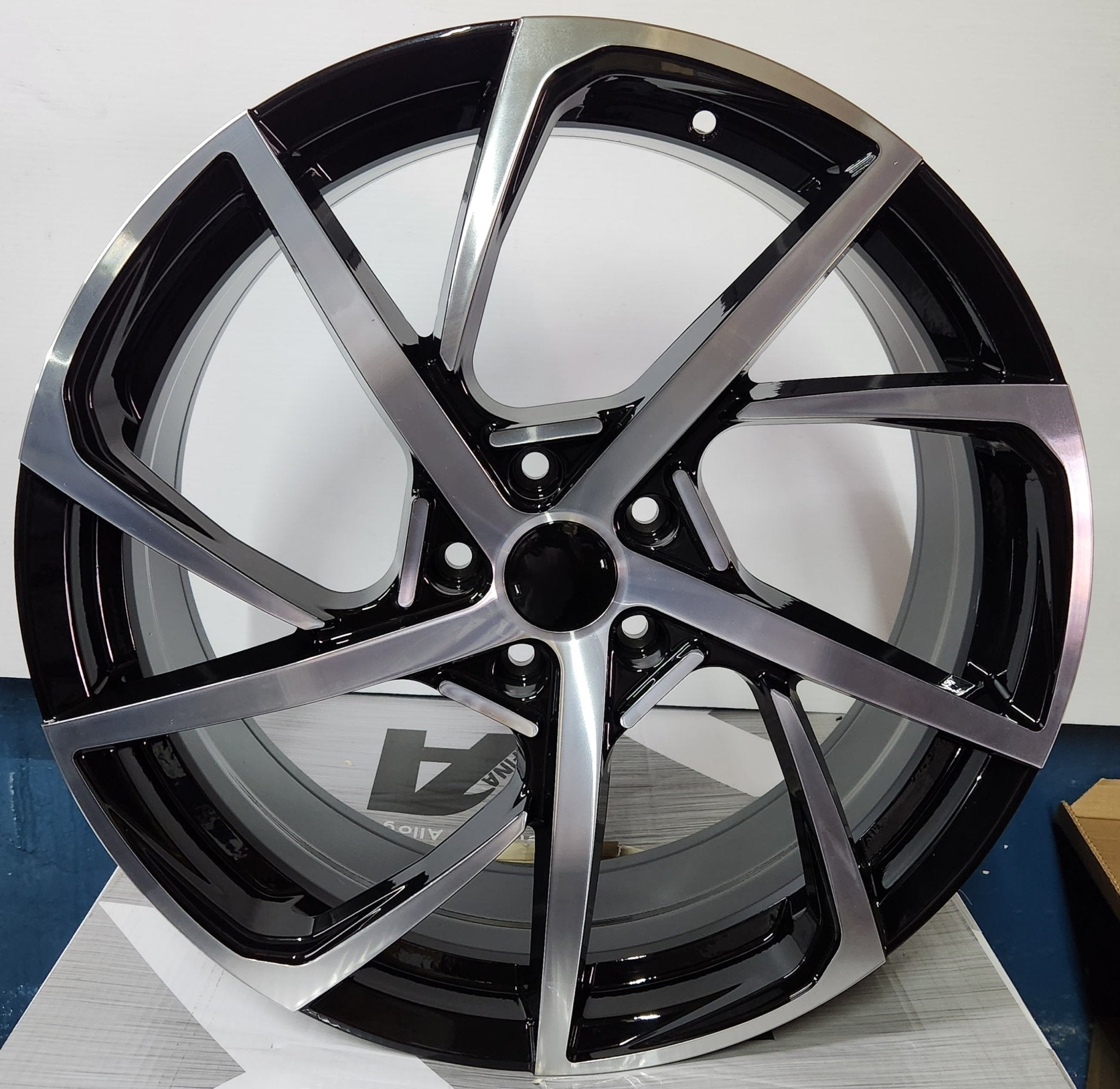 H5115 20X7.5 5X4.5 BLACK MACHINE FACE - Gun Hill Tire House (WTW - WHOLESALE TIRES & WHEELS)