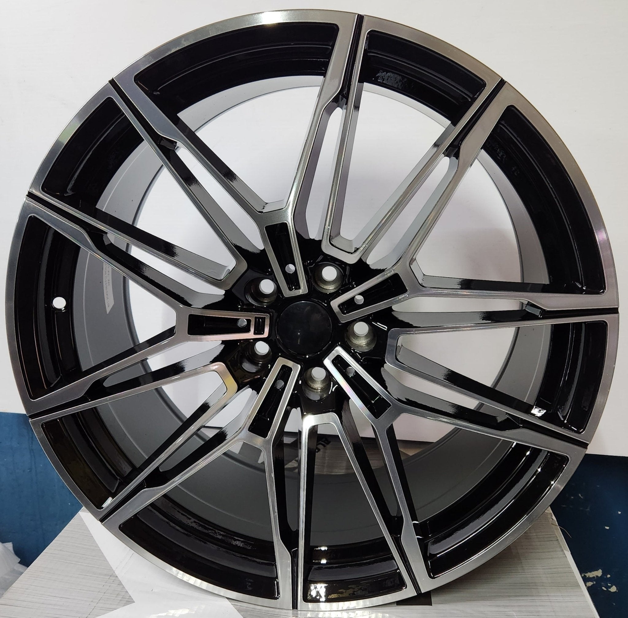 WHEELS - 871 20x9.5 5x112 black MACHINED FACE - Gun Hill Tire House (WTW - WHOLESALE TIRES & WHEELS)