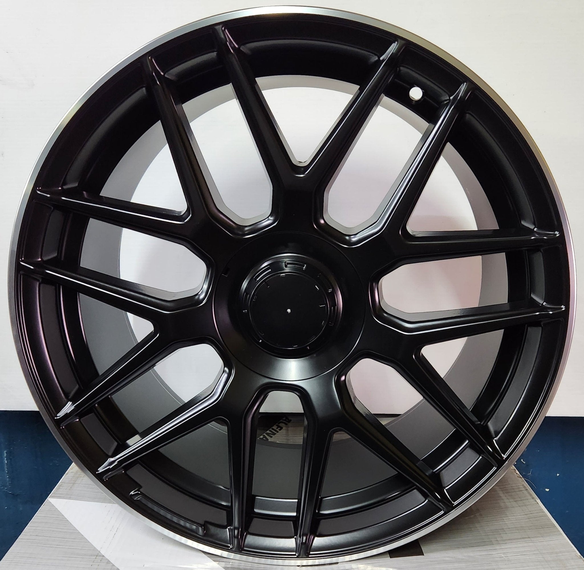 W840 WHEELS 19X8.5 5X112 SATIN BLACK MACHINED FACE - Gun Hill Tire House (WTW - WHOLESALE TIRES & WHEELS)