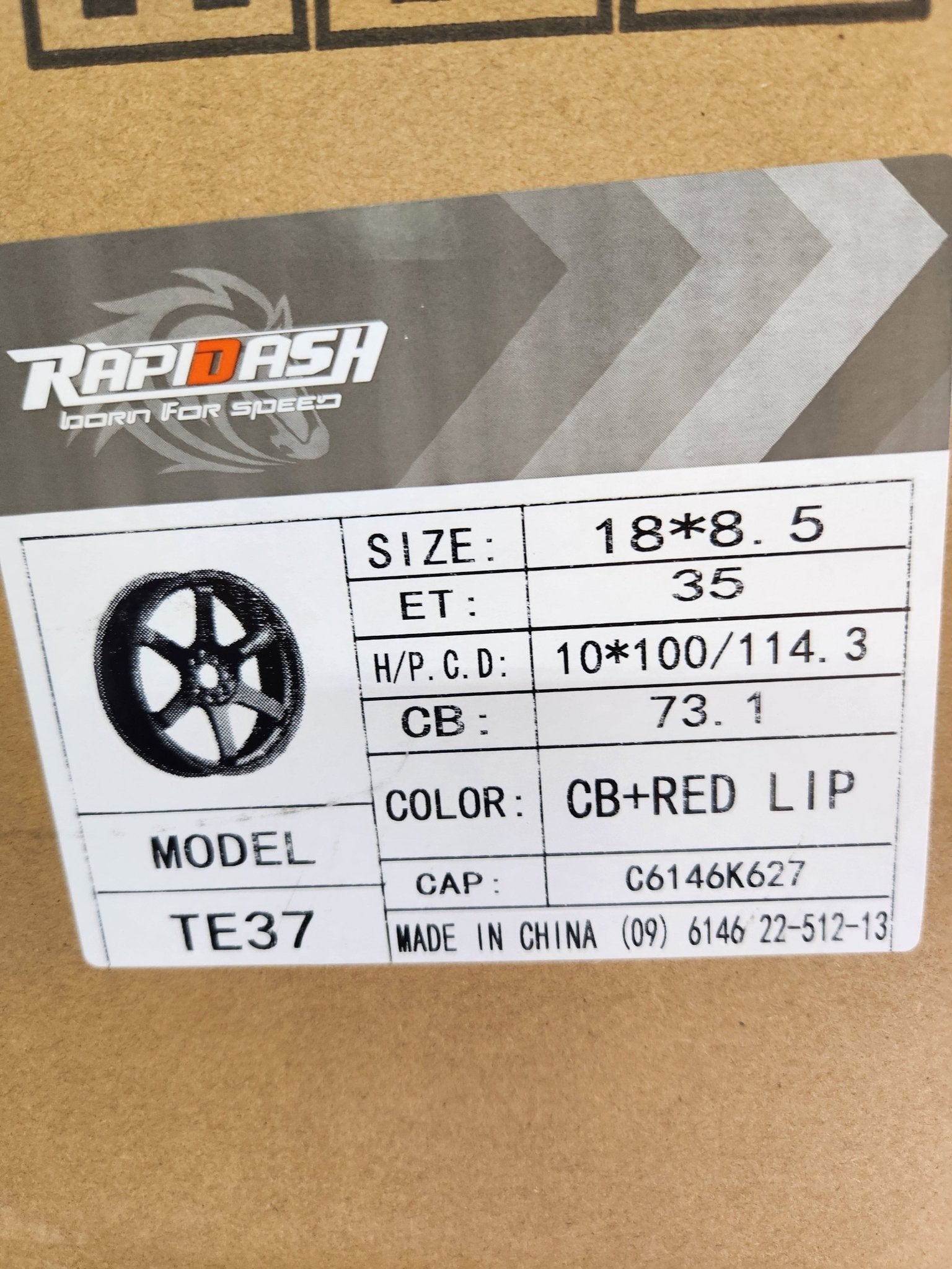 TE37 ULTRA REP 18X8.5 5X100 5X114.3 MATTE BLACK WITH RED LINE - Gun Hill Tire House (WTW - WHOLESALE TIRES & WHEELS)