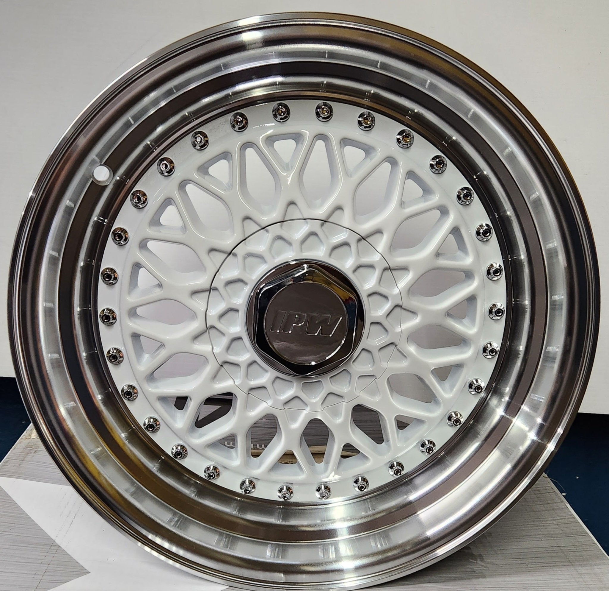 W881 WHEELS 17X7.5 5X4.5 - 5X120 WITE MACHINE LIP - Gun Hill Tire House (WTW - WHOLESALE TIRES & WHEELS)