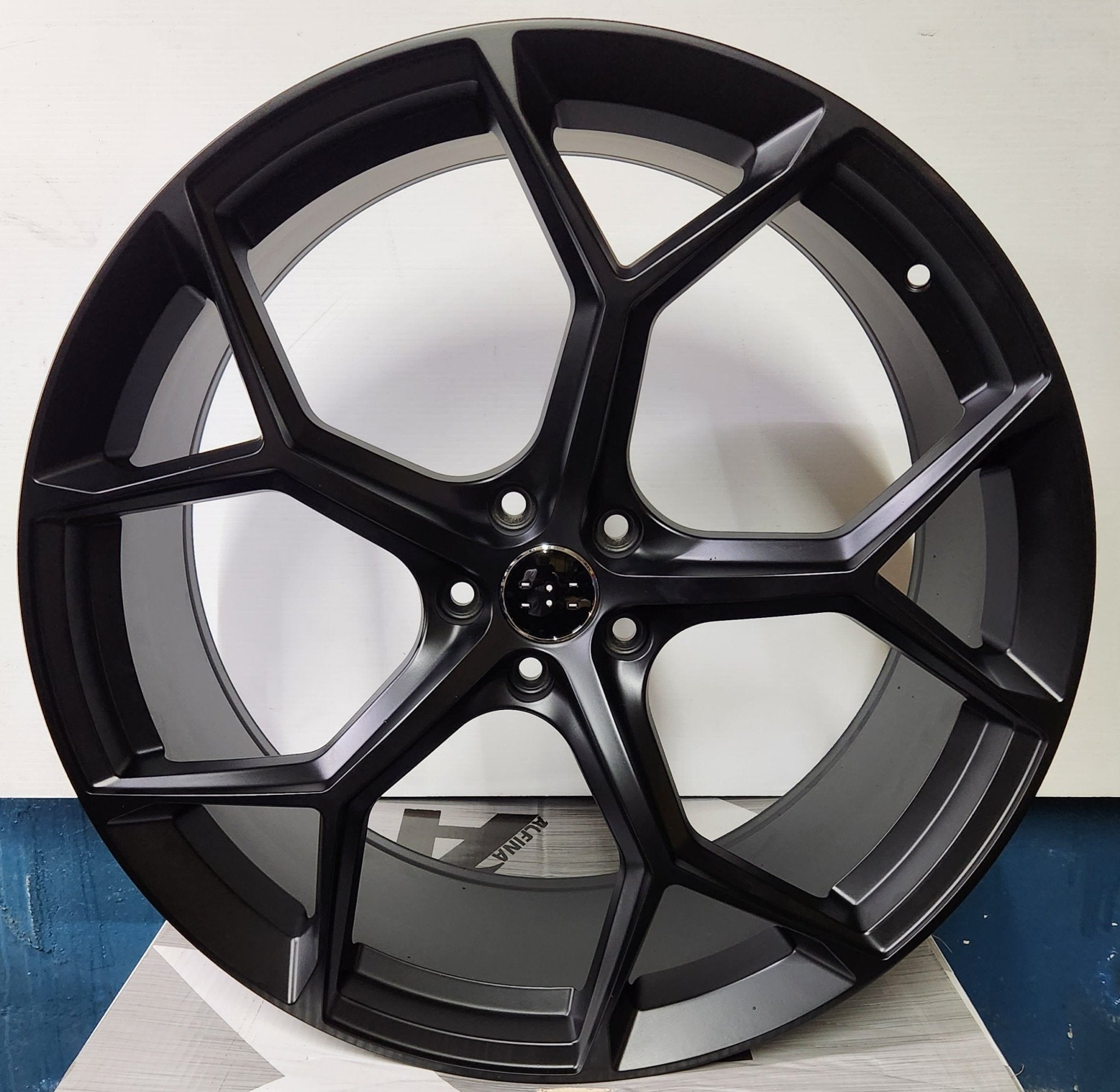 6132 VE 22X9.5 5X112 SATIN BLACK - Gun Hill Tire House (WTW - WHOLESALE TIRES & WHEELS)