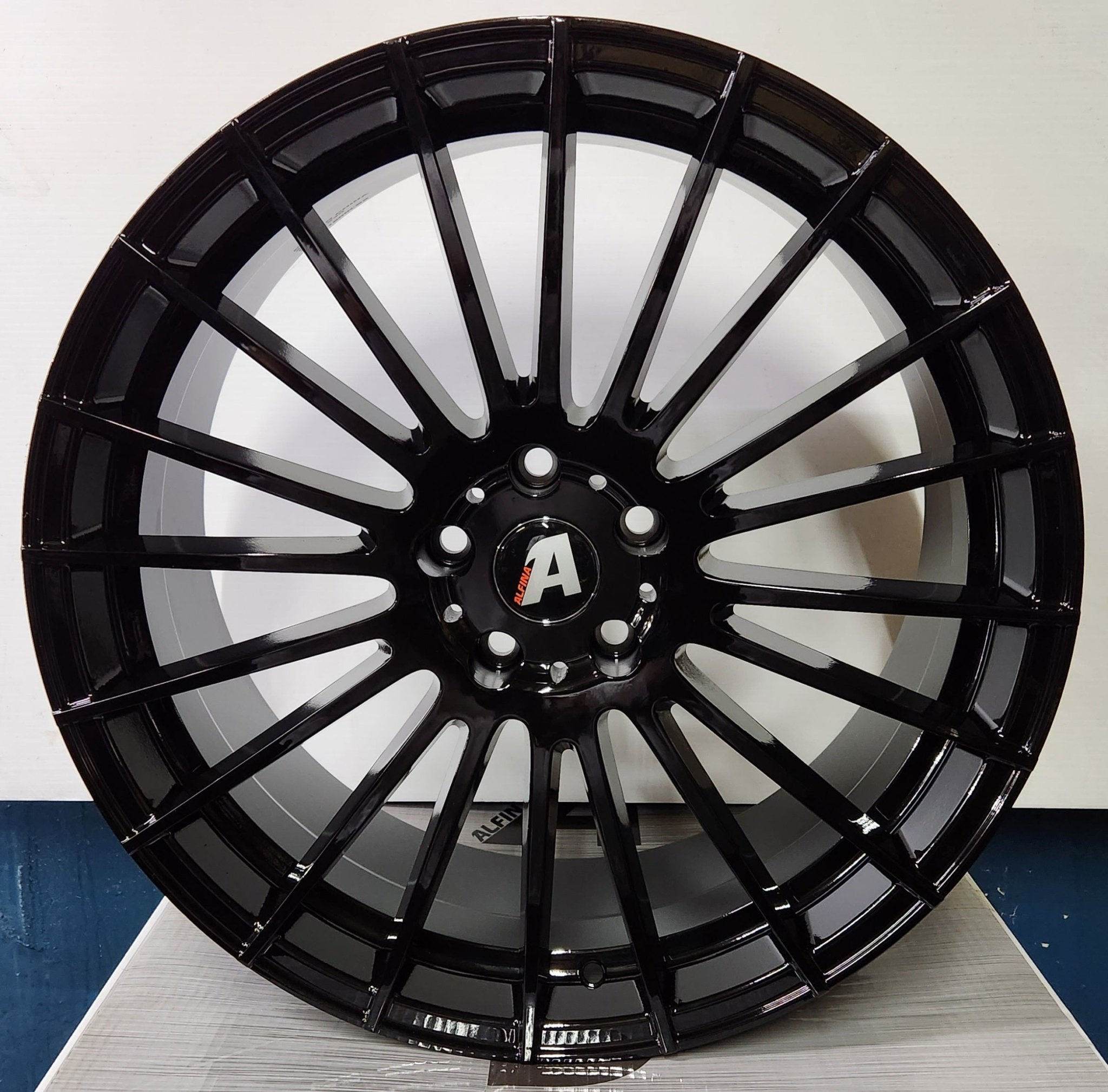 ALFINA AF305 20X8.5 5X114.3 GLOSS BLACK - Gun Hill Tire House (WTW - WHOLESALE TIRES & WHEELS)