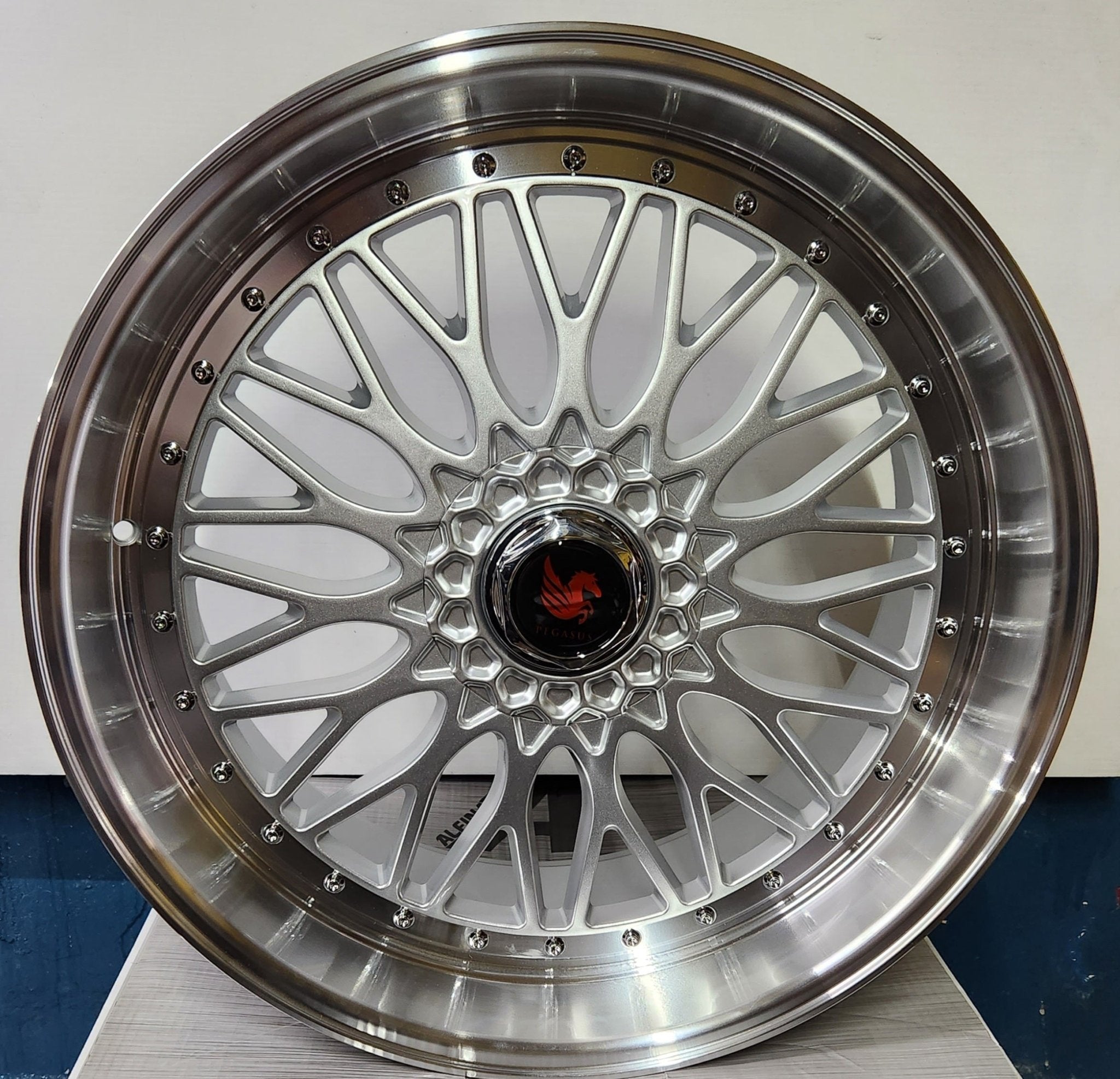 RBM1 22X10.5 5X112 5X114.3 5X120 SILVER MACHINED LIP CHROME RIVETS - Gun Hill Tire House (WTW - WHOLESALE TIRES & WHEELS)