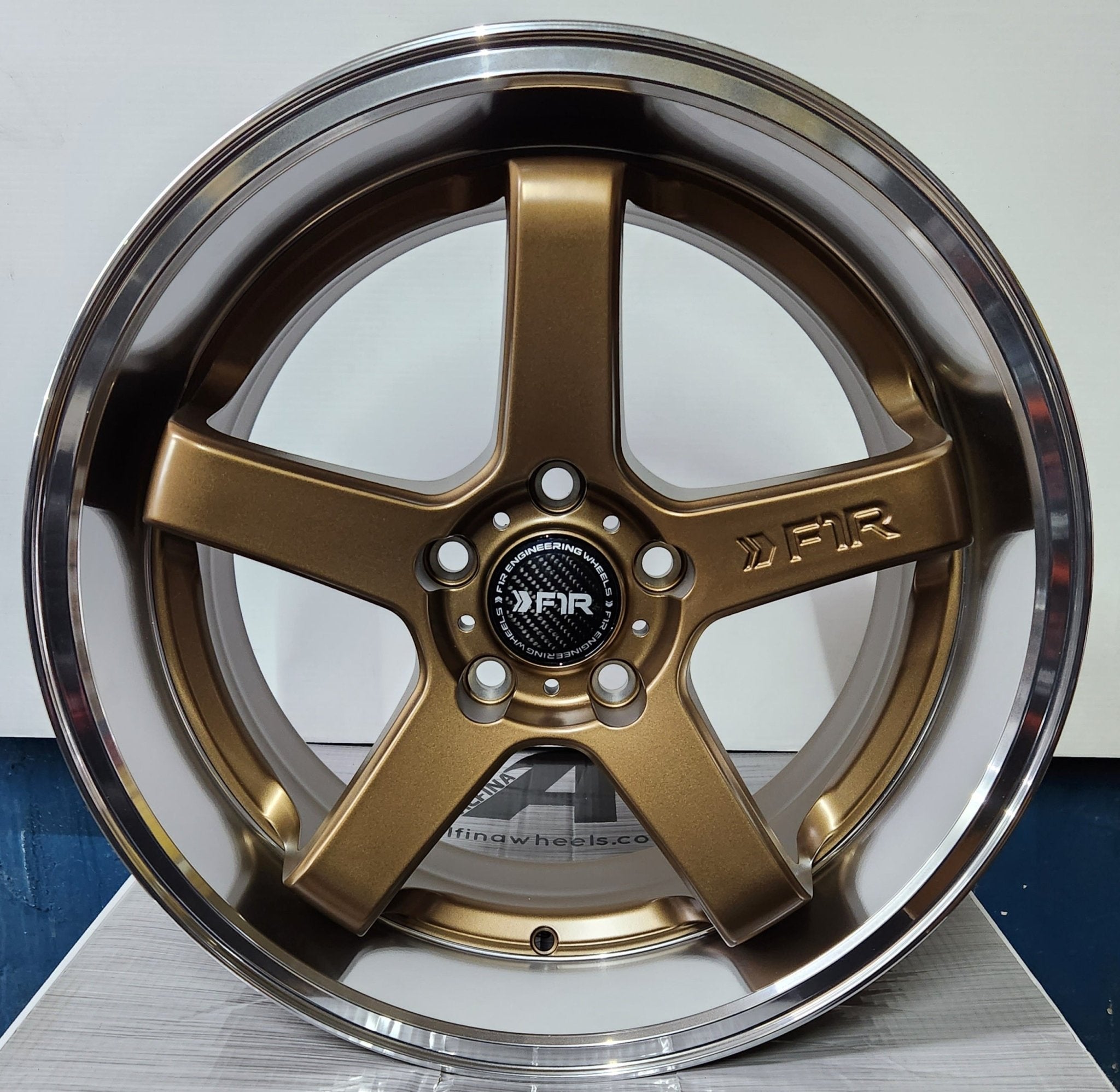 F1R FC5 18X8.5 5X114.3 SATIN BRONZE - Gun Hill Tire House (WTW - WHOLESALE TIRES & WHEELS)