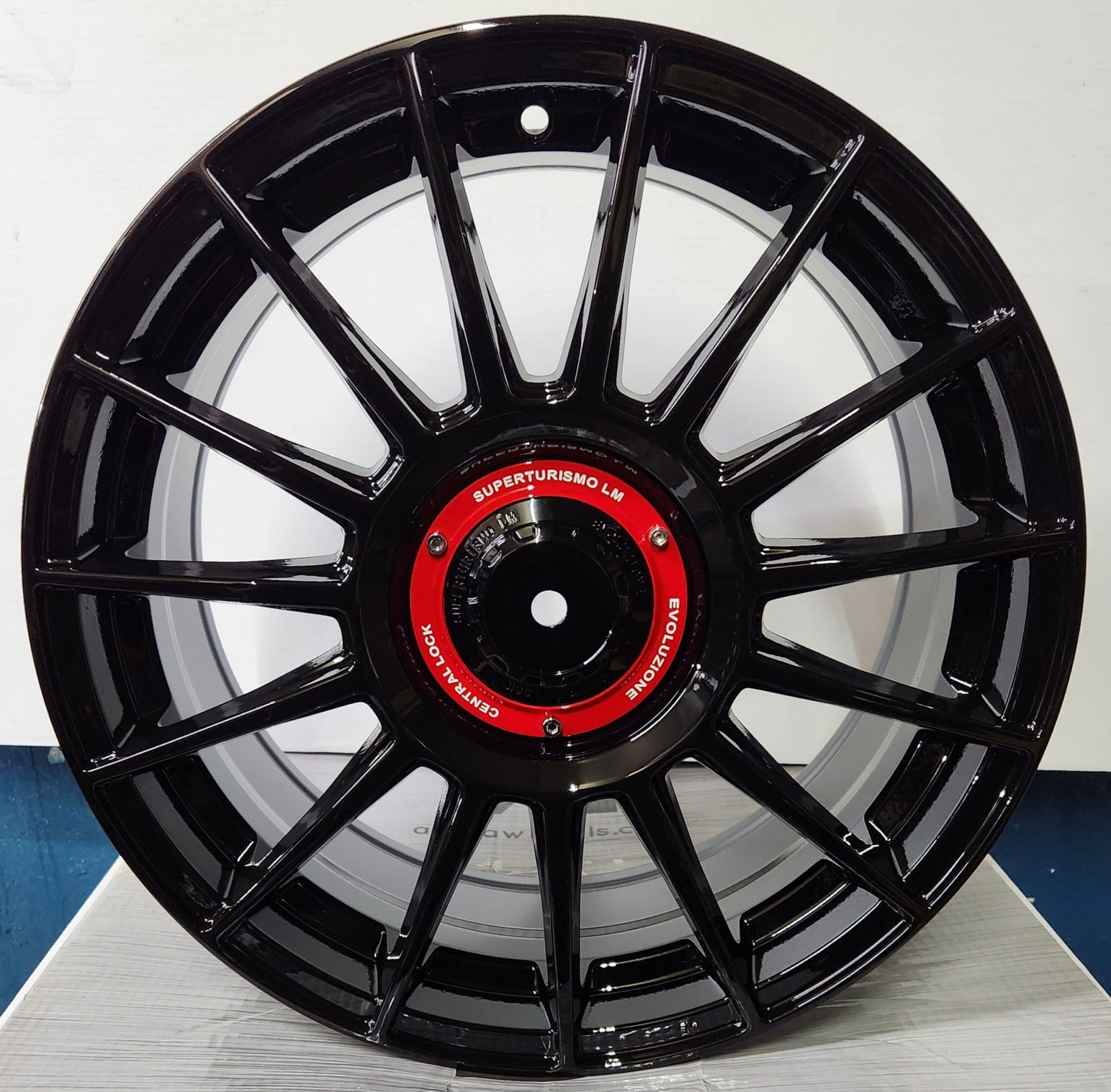 OE 0257 17X7.5 5X100 5X112 5X114.3 GLOSS BLACK - Gun Hill Tire House (WTW - WHOLESALE TIRES & WHEELS)