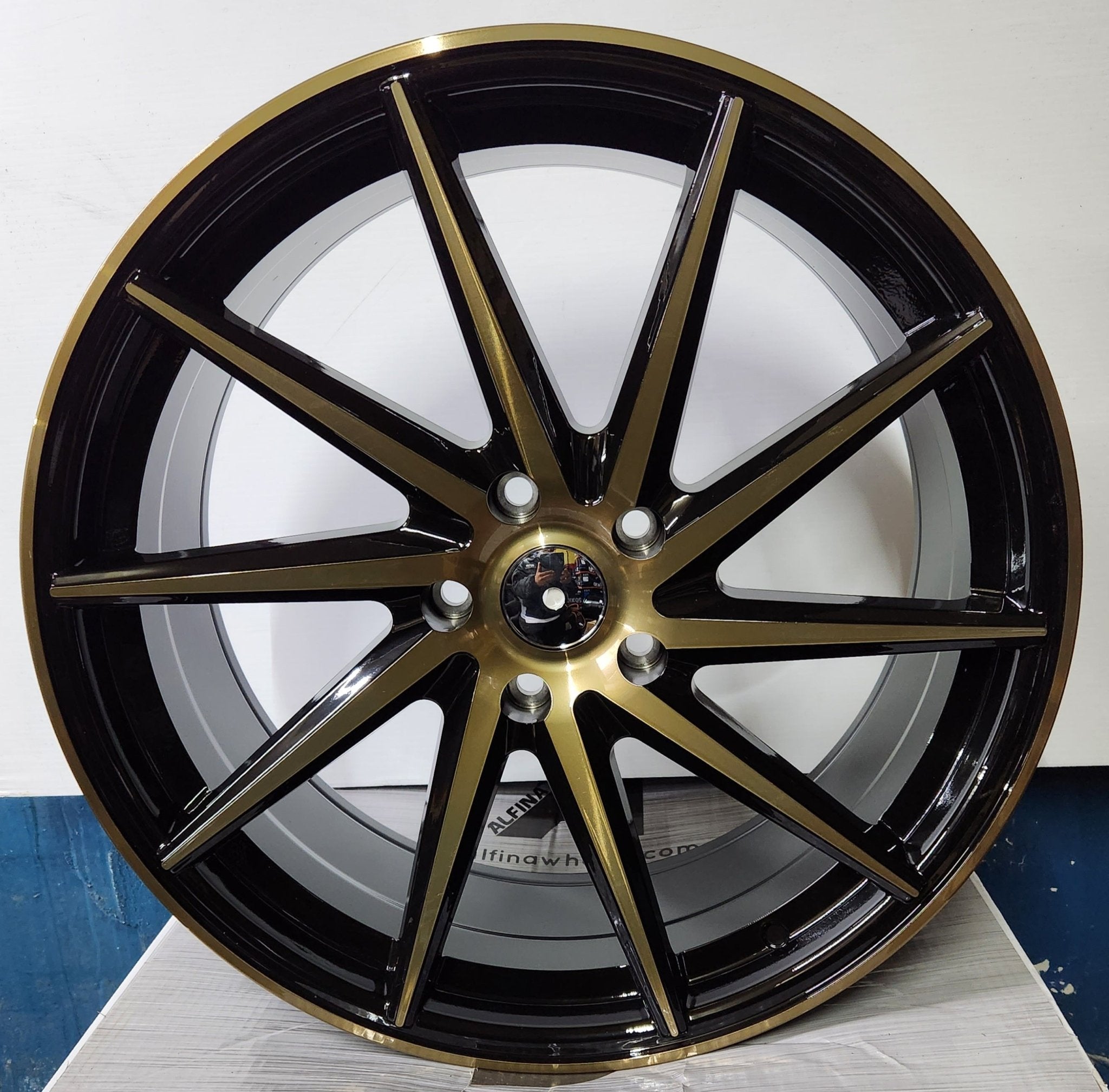 ALFINA AF301 19x8.5 5x120 GBMFBT - Gun Hill Tire House (WTW - WHOLESALE TIRES & WHEELS)