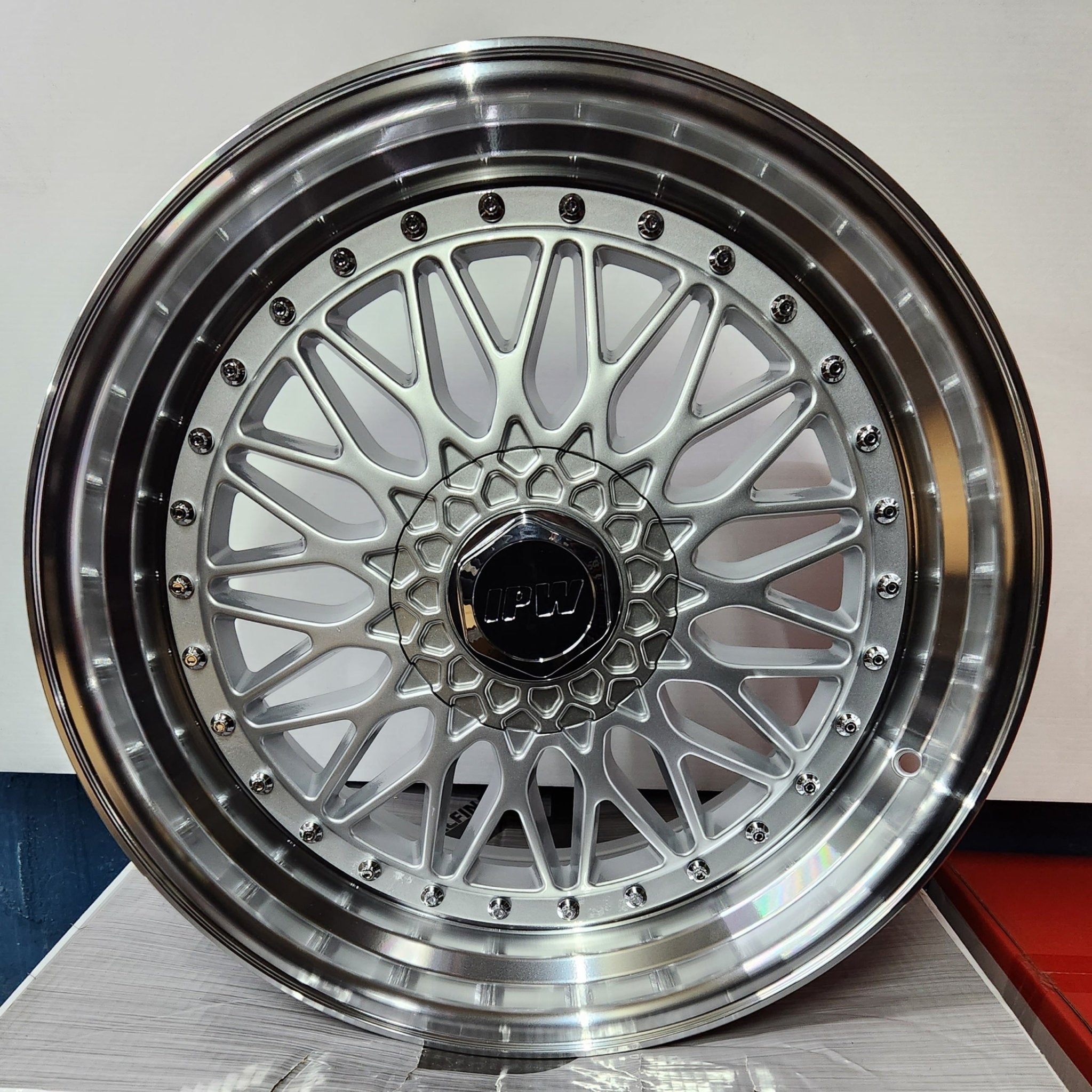 W881 WHEELS 17x7.5 5x112 5X114.3 5X120 SILVER MACHINED FACE - Gun Hill Tire House (WTW - WHOLESALE TIRES & WHEELS)