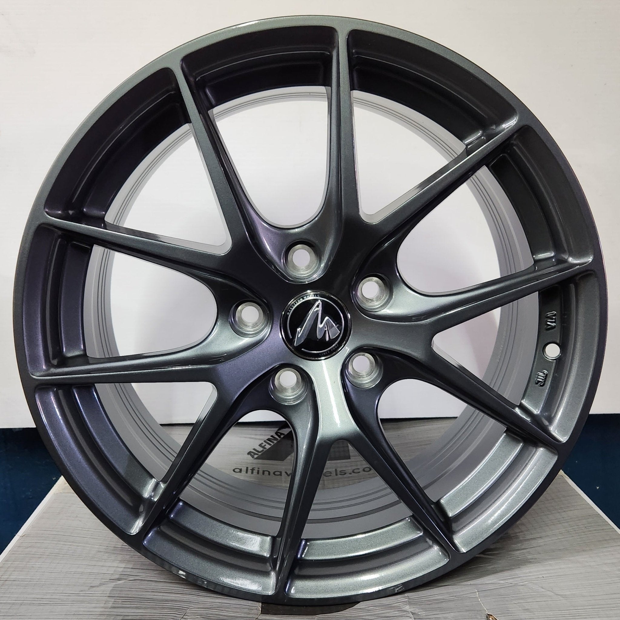 MAKSTTON 669 17X7.5 5X4.5 GUN METAL - Gun Hill Tire House (WTW - WHOLESALE TIRES & WHEELS)