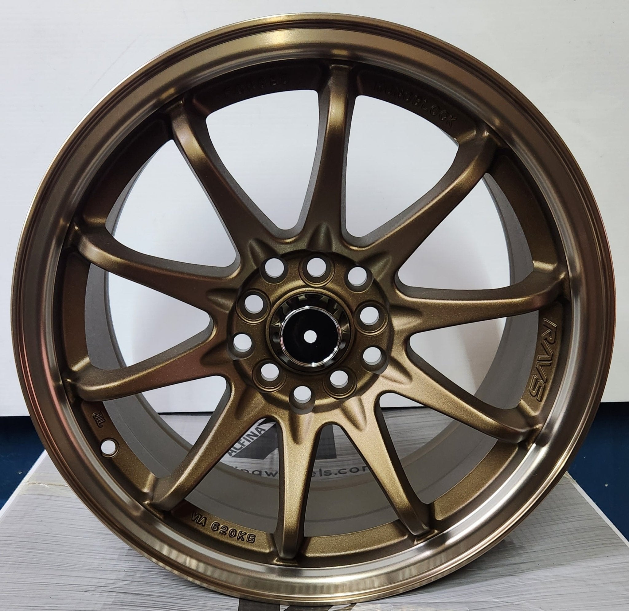 NISHOSI NS29 16X7 5X100 5X114.3 @SAND BLAST BRONZE FACE BRONZE LIP - Gun Hill Tire House (WTW - WHOLESALE TIRES & WHEELS)