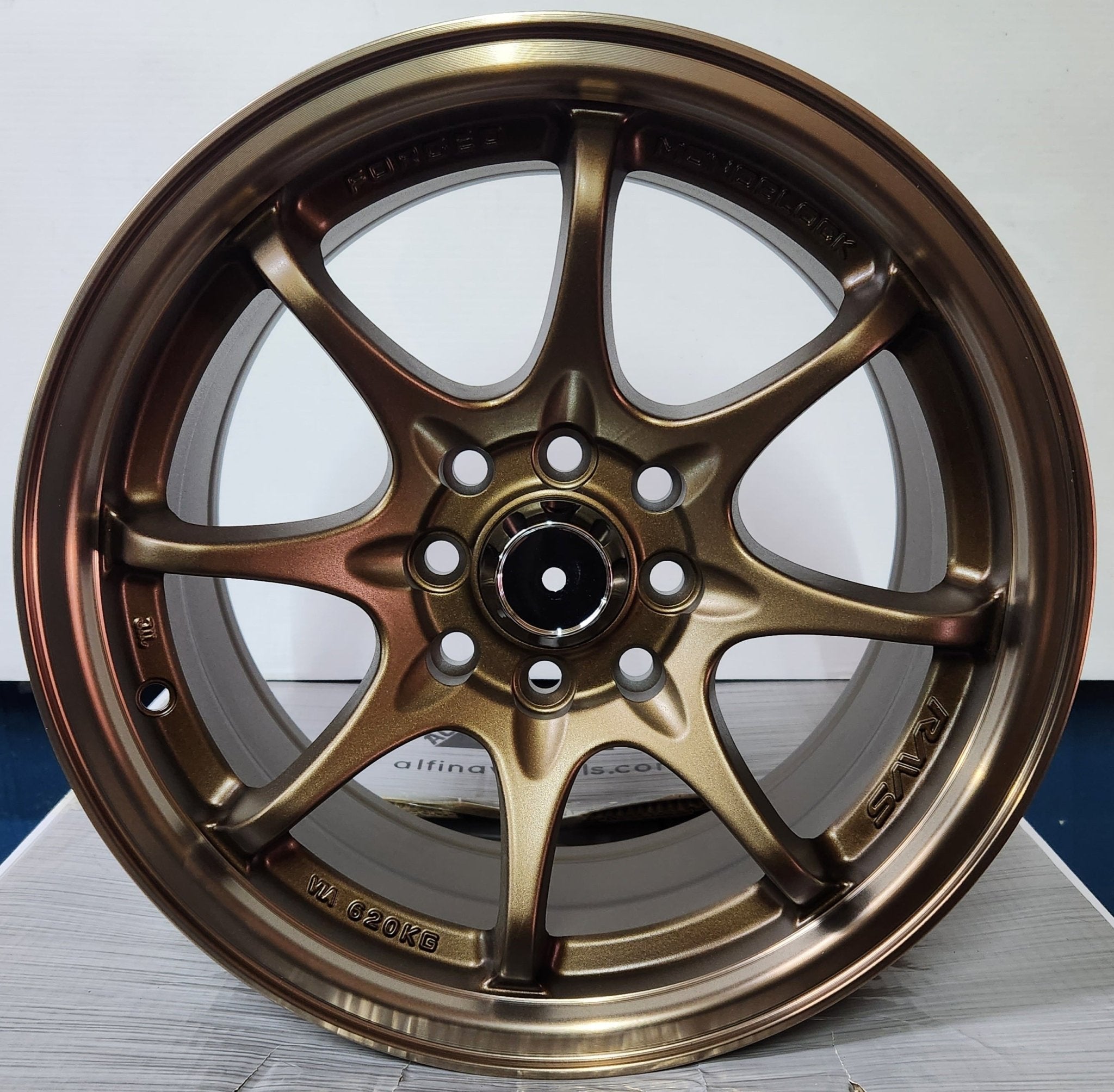 NISOSHI NS29 15X7 4X100 4X114.3 SAND BRONZE - Gun Hill Tire House (WTW - WHOLESALE TIRES & WHEELS)