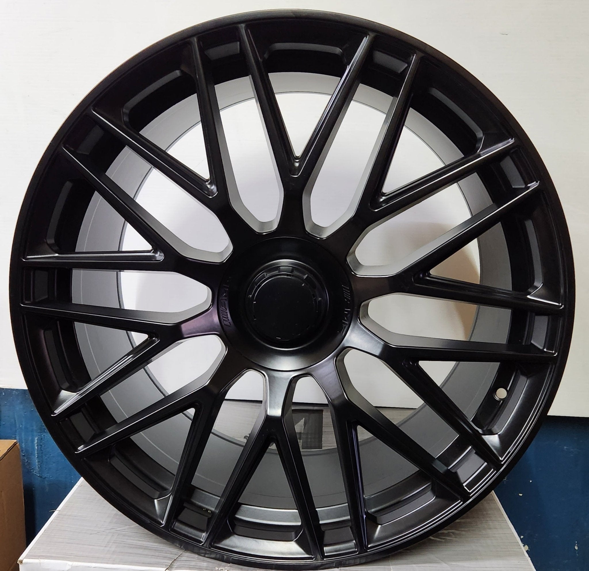 W803 22X9.5 5X112 SATIN BLACK - Gun Hill Tire House (WTW - WHOLESALE TIRES & WHEELS)