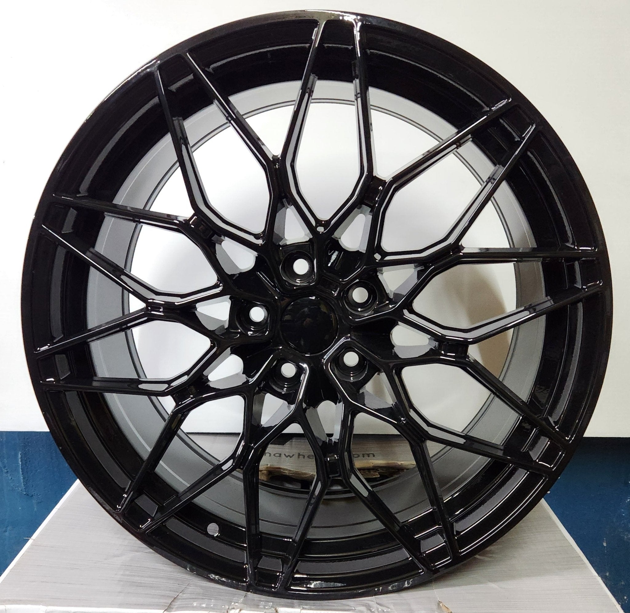 GWG 284 19x8.0 5x112 GLOSS BLACK - Gun Hill Tire House (WTW - WHOLESALE TIRES & WHEELS)