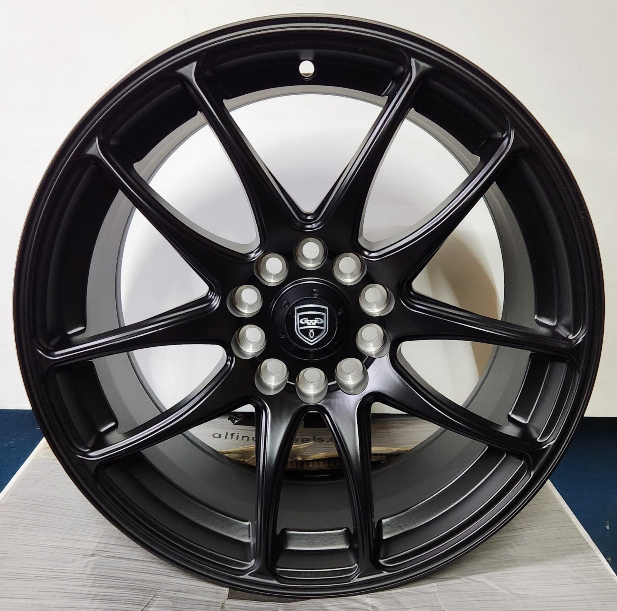 GWG NS3 17x8.0 5x114.3 - 5x120 SATIN BLACK - Gun Hill Tire House (WTW - WHOLESALE TIRES & WHEELS)