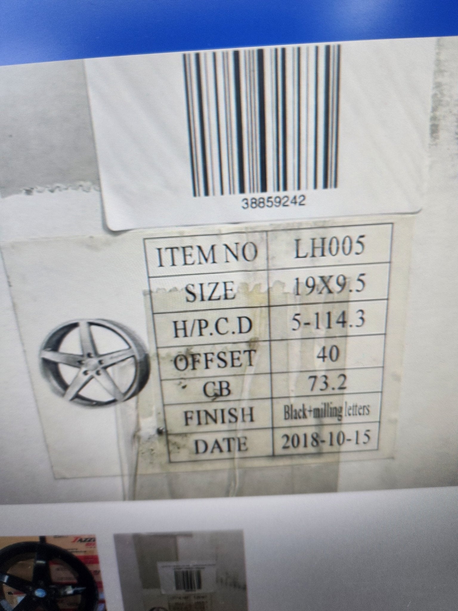 LEXURY HANES LH5 19x9.5 5x4.5 PIANO BLACK - Gun Hill Tire House (WTW - WHOLESALE TIRES & WHEELS)