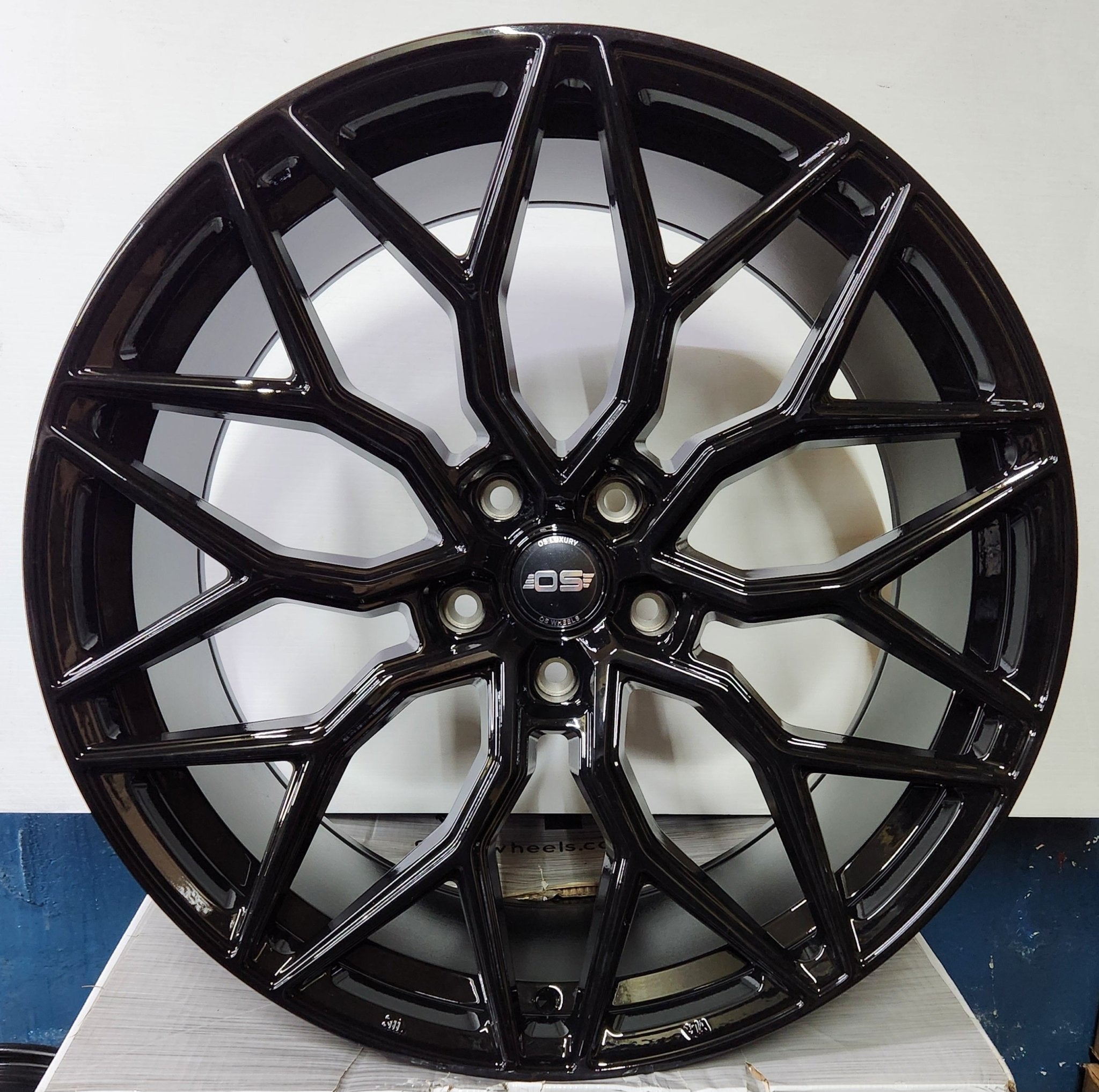 OE - 0319 HF - 2 REP 22x10 5x127 PIANO BLACK - Gun Hill Tire House (WTW - WHOLESALE TIRES & WHEELS)