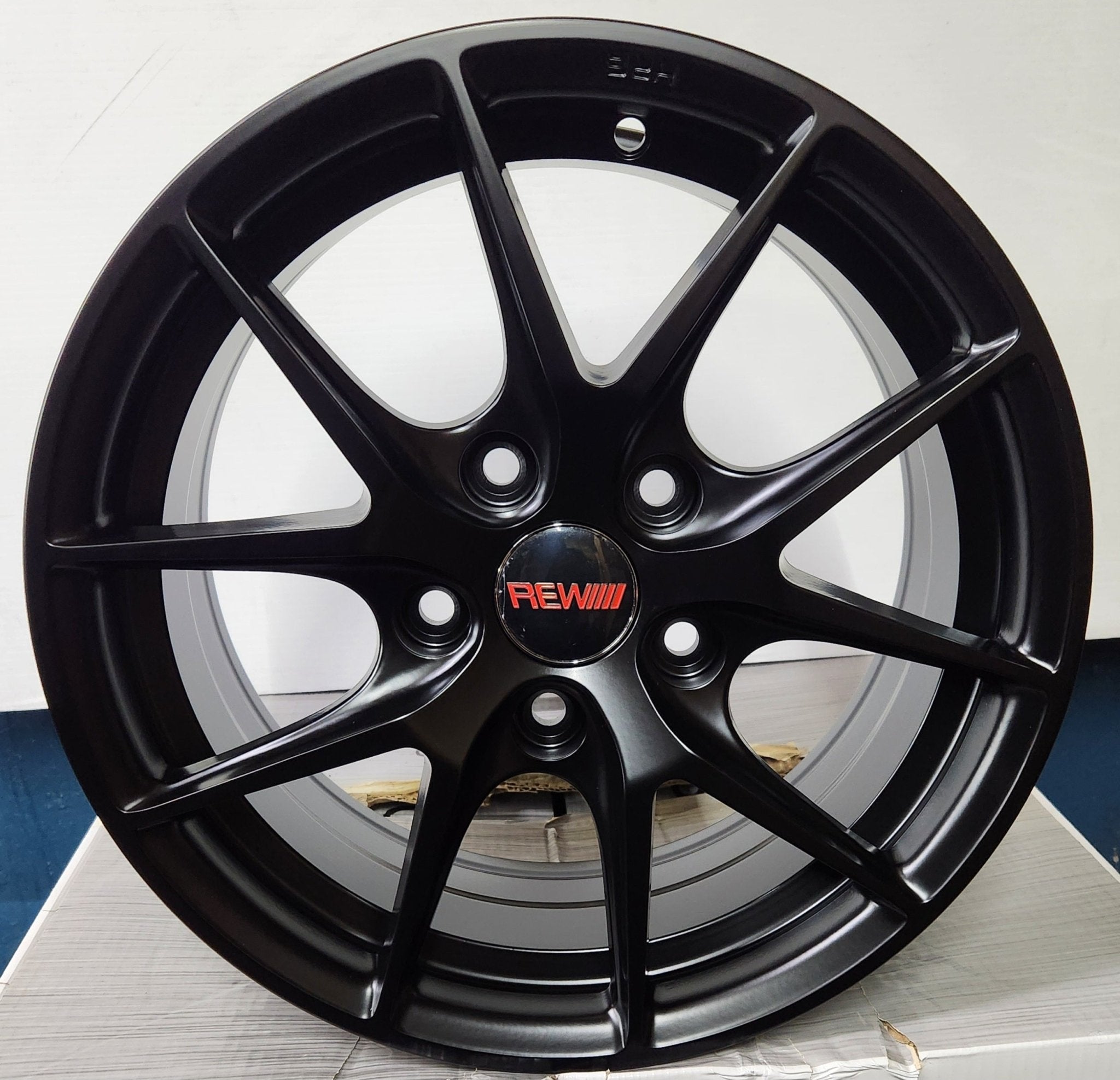 REW007 - 5 15x6.5 5x114.3 MATTE BLACK - Gun Hill Tire House (WTW - WHOLESALE TIRES & WHEELS)