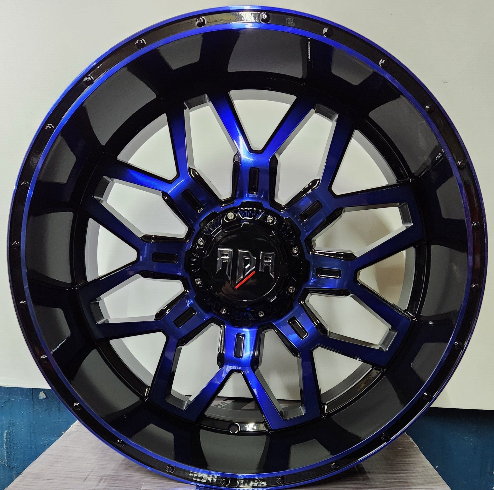 RD25 22X10 6X135 6X139.7 BLUE - Gun Hill Tire House (WTW - WHOLESALE TIRES & WHEELS)