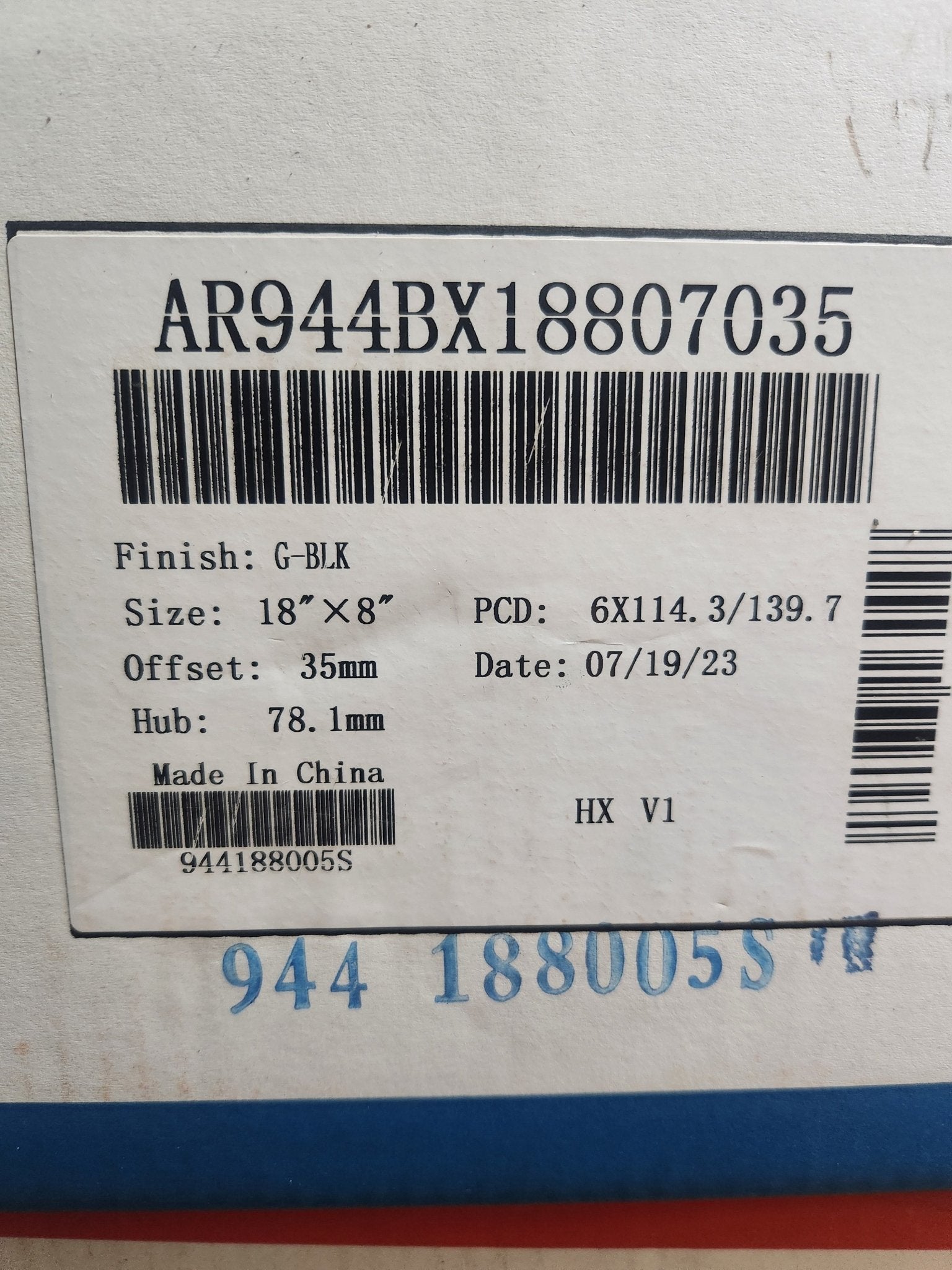 AR944 18X8 6X114.3 6X139.7 GLOSS BLACK - Gun Hill Tire House (WTW - WHOLESALE TIRES & WHEELS)