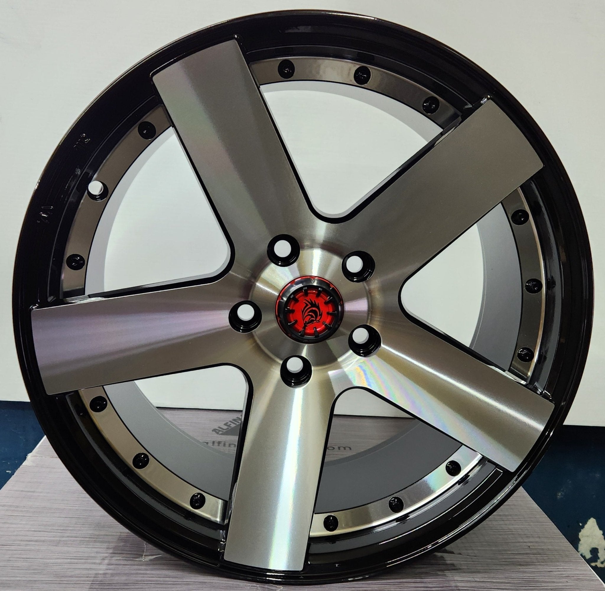 RAPIDASH - 175539 17X8 5X4.5 PIANO BLACK MF - Gun Hill Tire House (WTW - WHOLESALE TIRES & WHEELS)