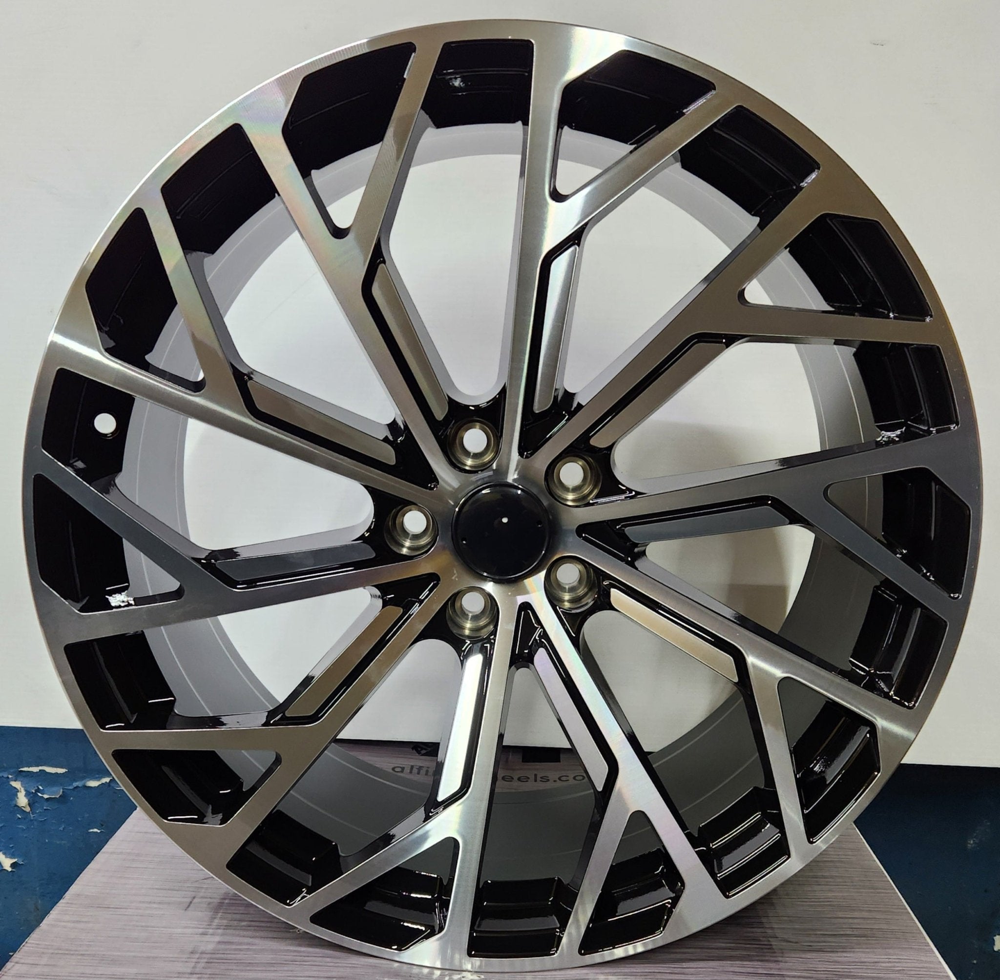 OE 0337 20x9.0 5x112 GLOSS BLACK MACHINED FACE - Gun Hill Tire House (WTW - WHOLESALE TIRES & WHEELS)