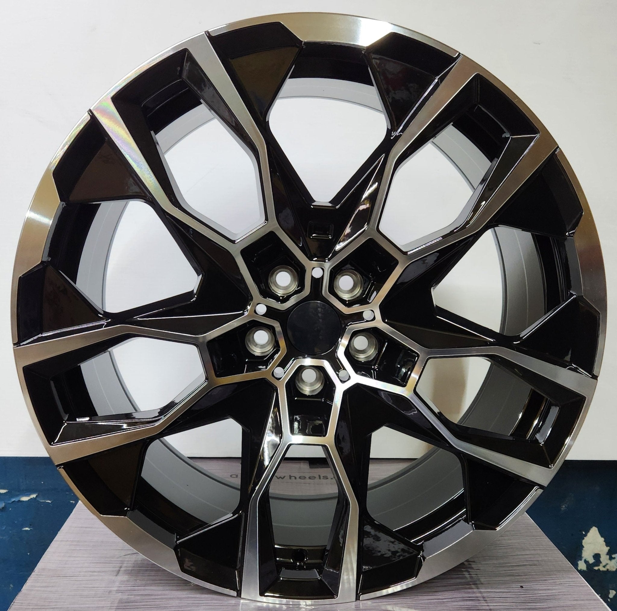 OE - 5592 XM 20x8.5 5x112 GLOSS BLACK MACHINED FACE - Gun Hill Tire House (WTW - WHOLESALE TIRES & WHEELS)