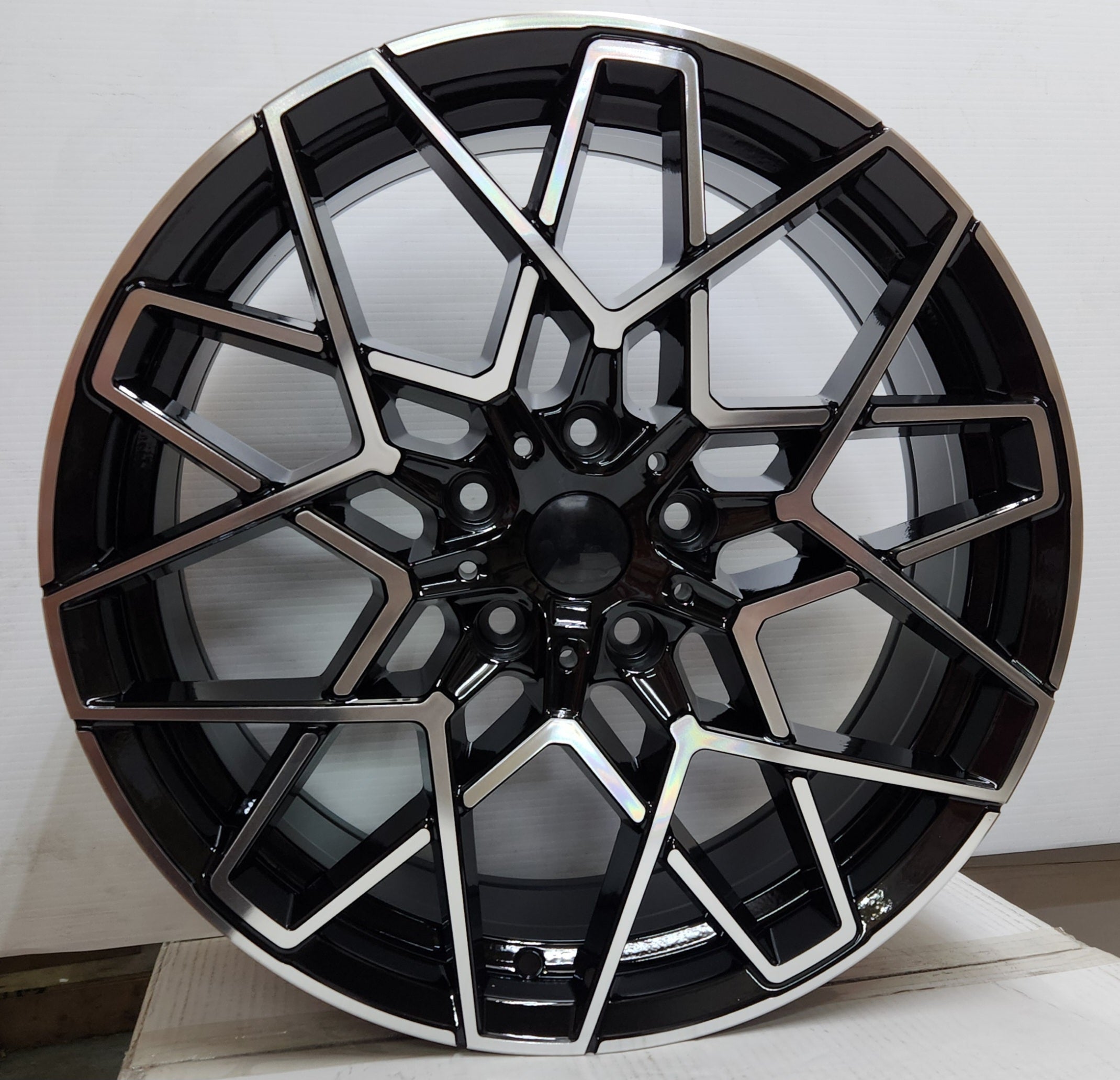775 WHEELS 19X8 5x120 GLOSS BLACK MACHINE FACE - Gun Hill Tire House (WTW - WHOLESALE TIRES & WHEELS)